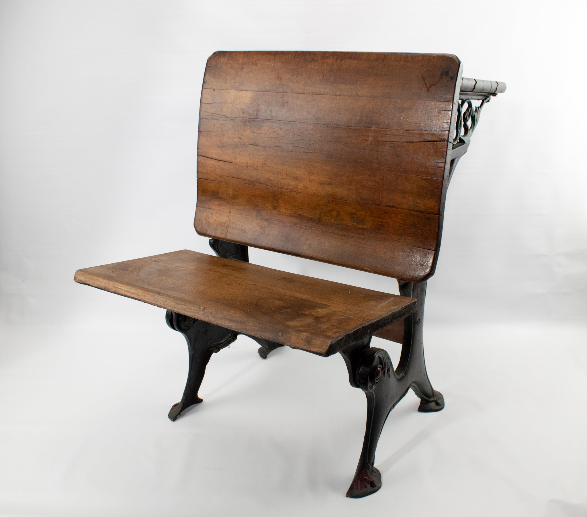 Elijah Haney Folding School Desk Pat. Sept. 18th 1888 Haney School Furniture Co. Vintage