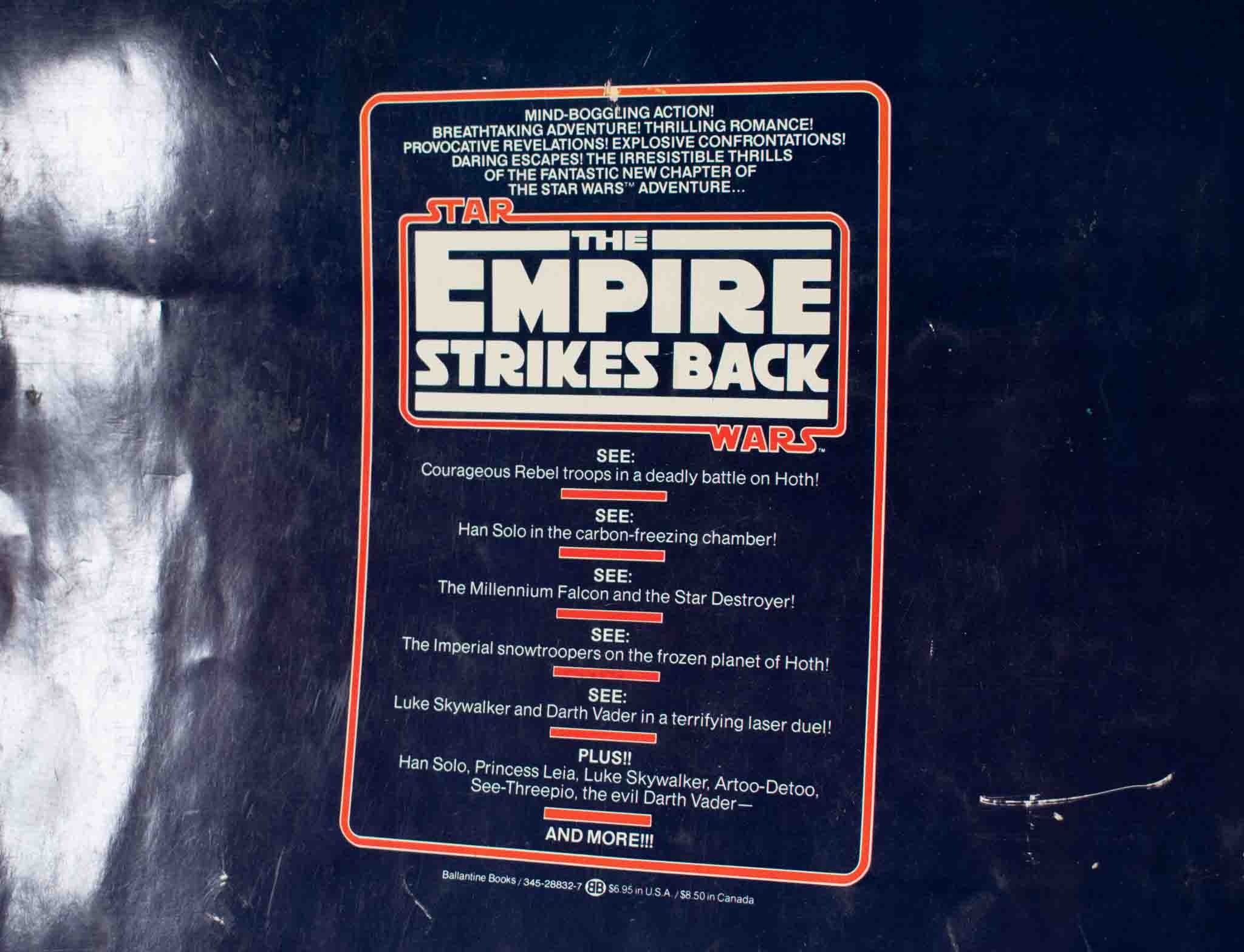 Vintage Star Wars Calendar 1981 The Empire Strikes Back