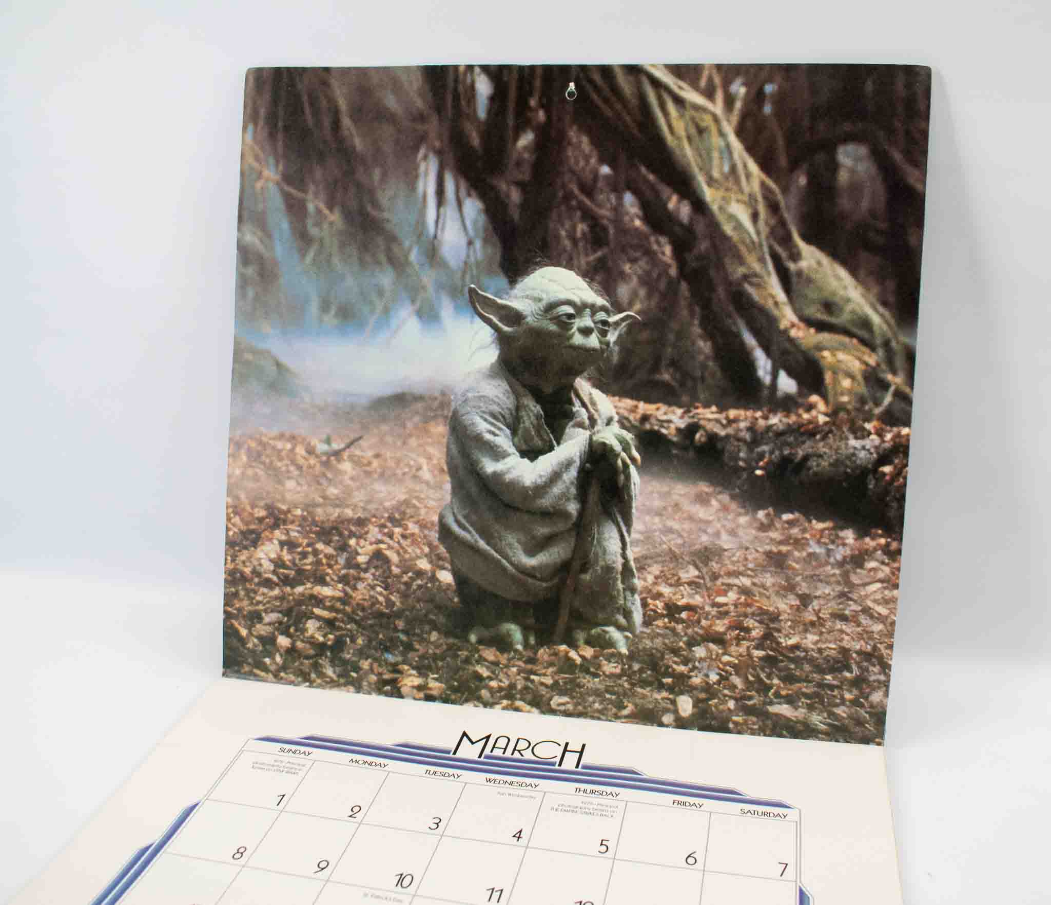 Vintage Star Wars Calendar 1981 The Empire Strikes Back