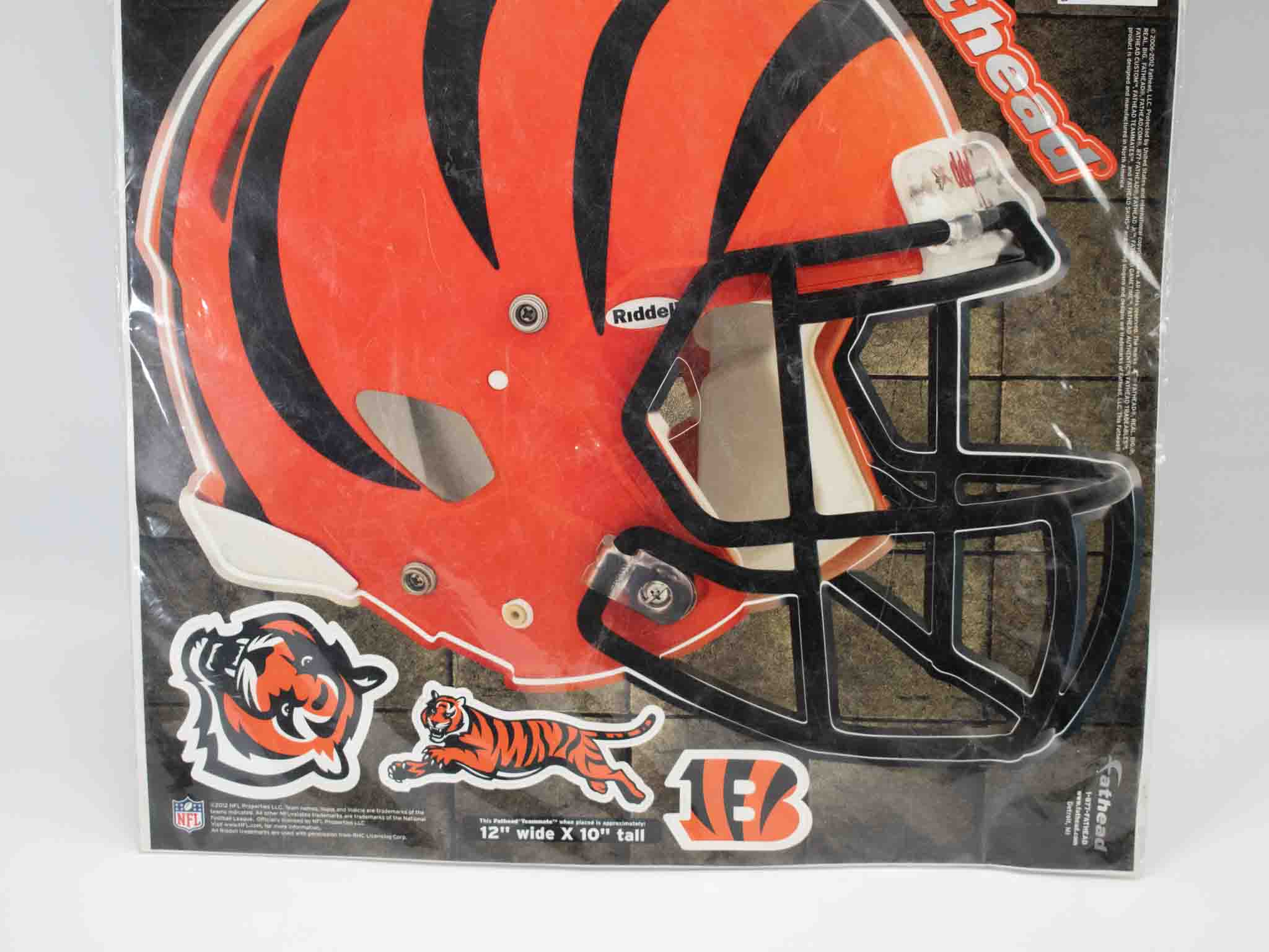 Cincinnati Bengals Decal Fat Head NFL Bengals Football Wall Sticker 12x10in Fathead
