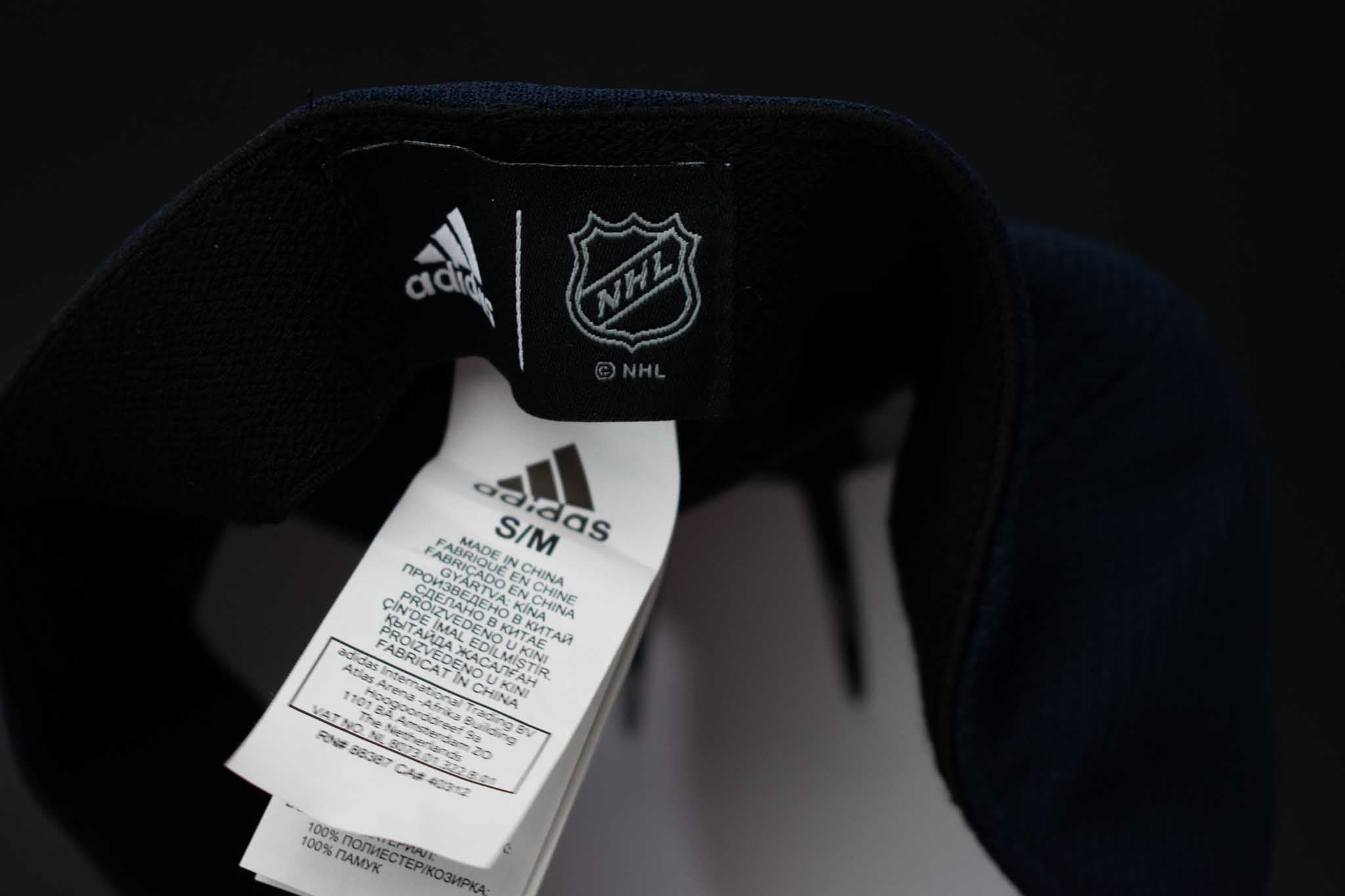 New York Rangers Hat Flex fit NFL Adidas Flex Cap NEW S/M Mens Blue NHL