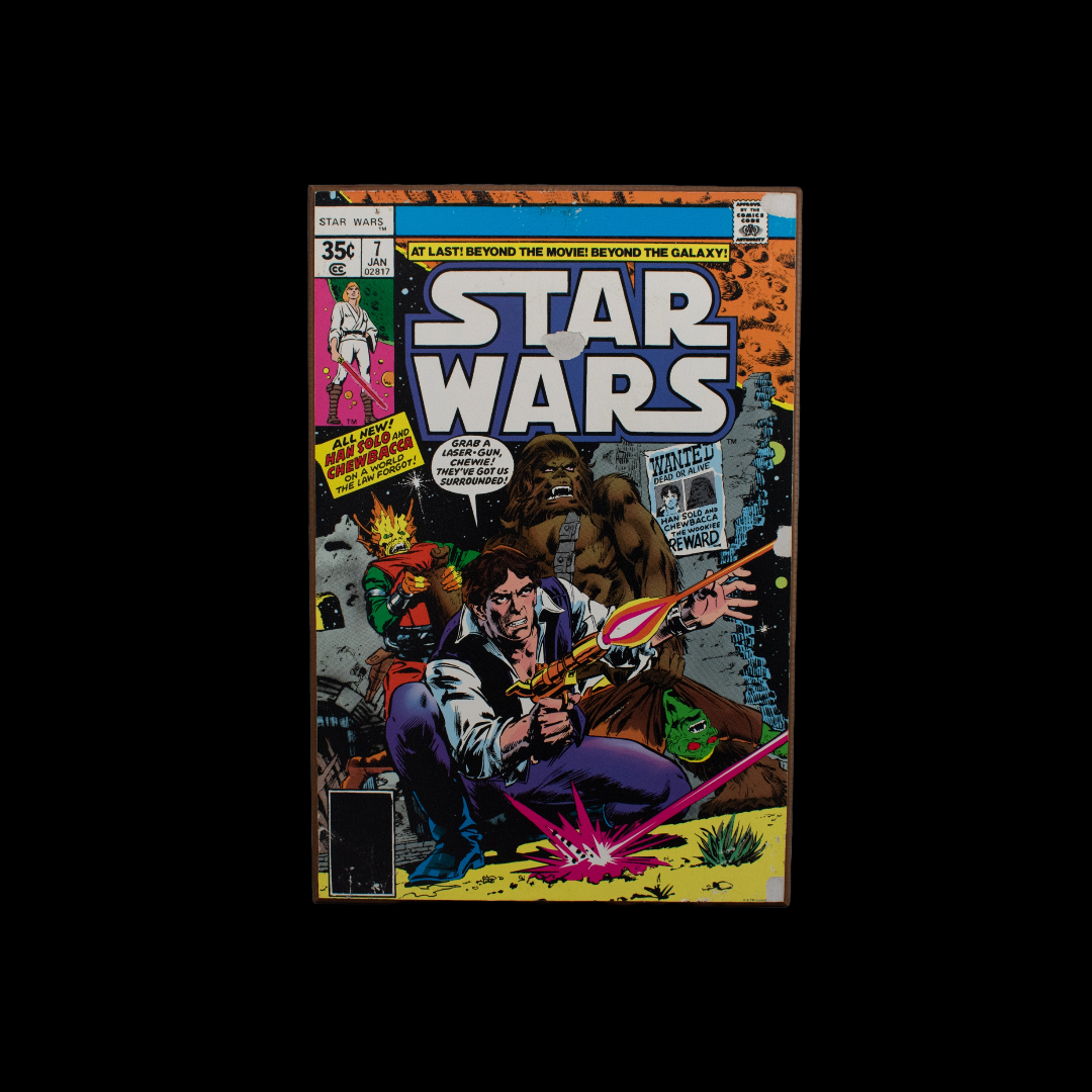 Star Wars Comic Book Art Issue 7 Wood Plaque Home Decor 13x19