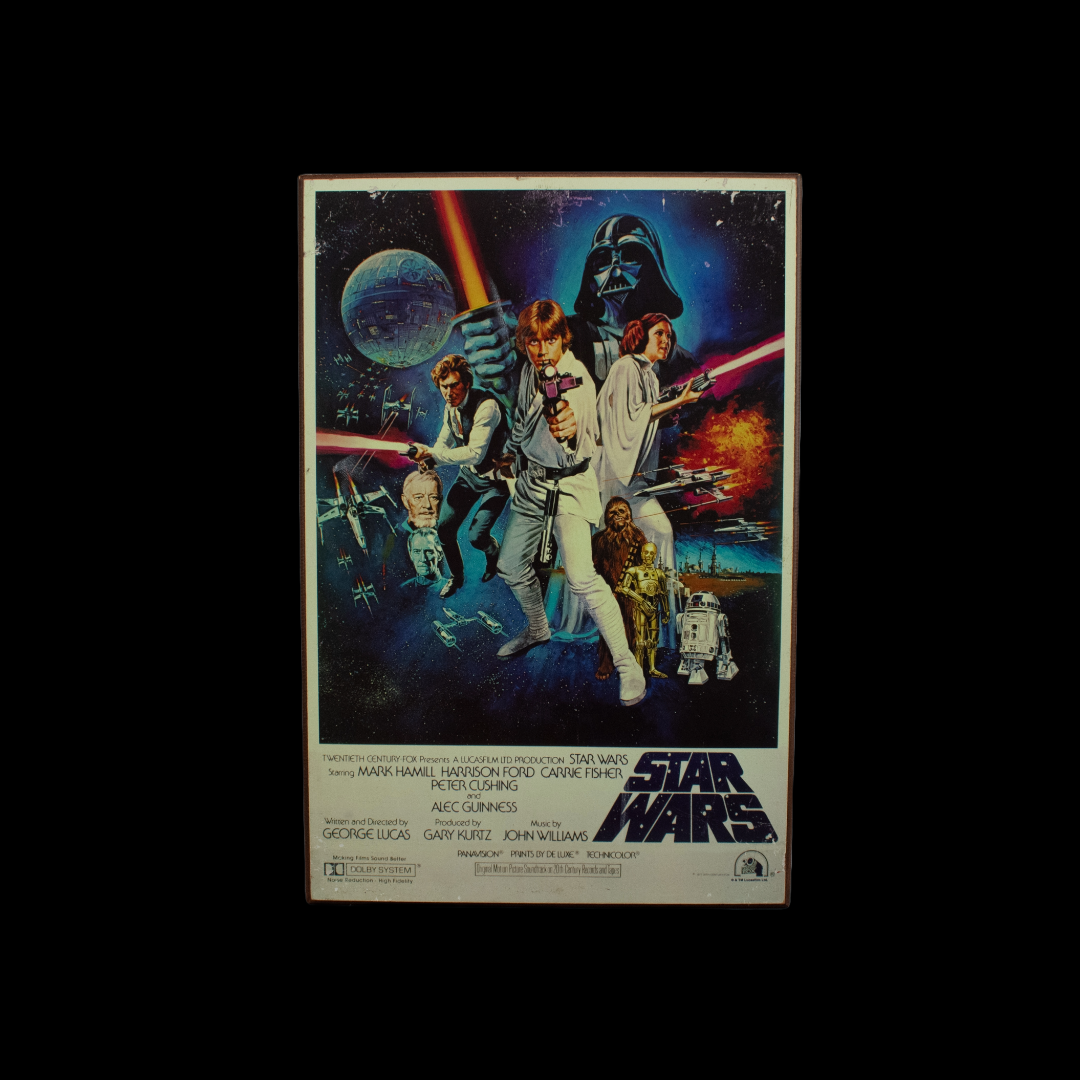 Star Wars Movie Art A New Hope Wood Plaque Home Decor 13x19