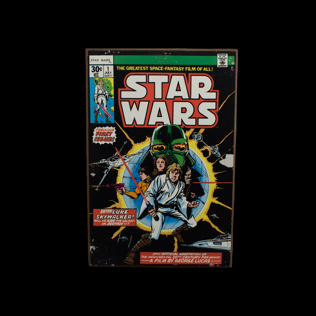 Star Wars Comic Book Art Issue 1 Wood Plaque Home Decor 13x19