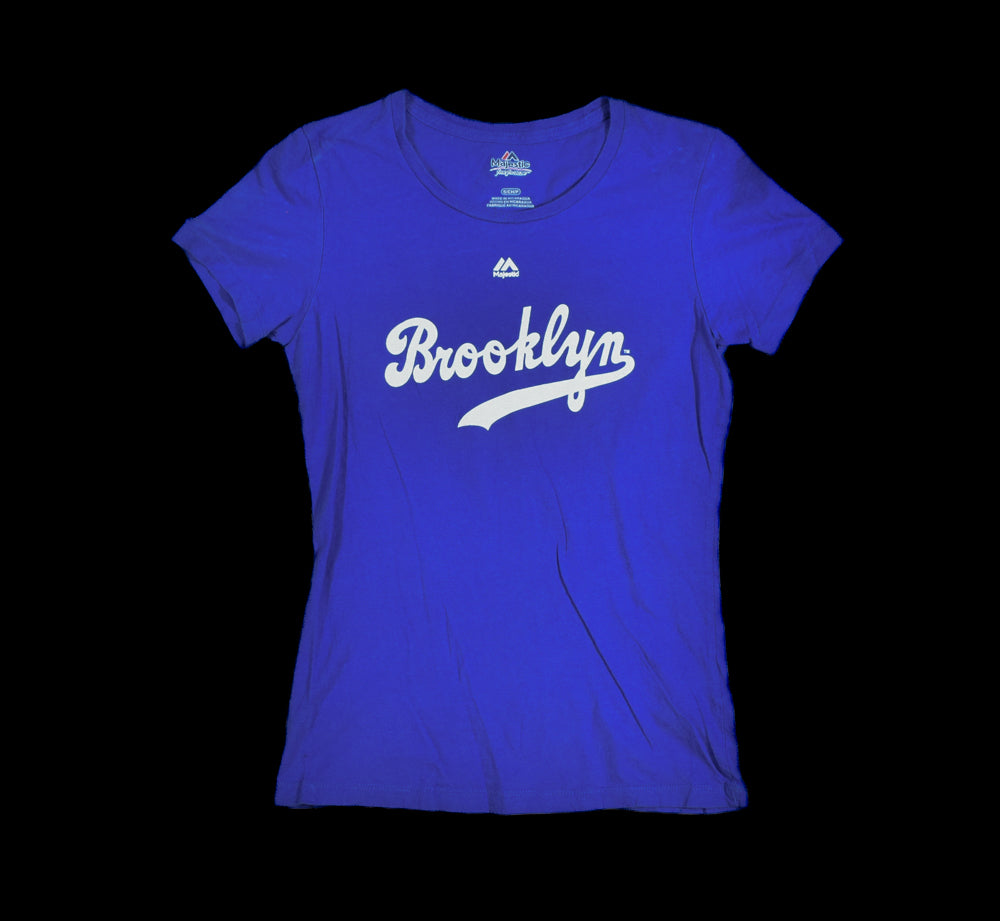 Brooklyn Majestic T-Shirt Blue Used Small T-Shirt Robinson 42 Female Shirt