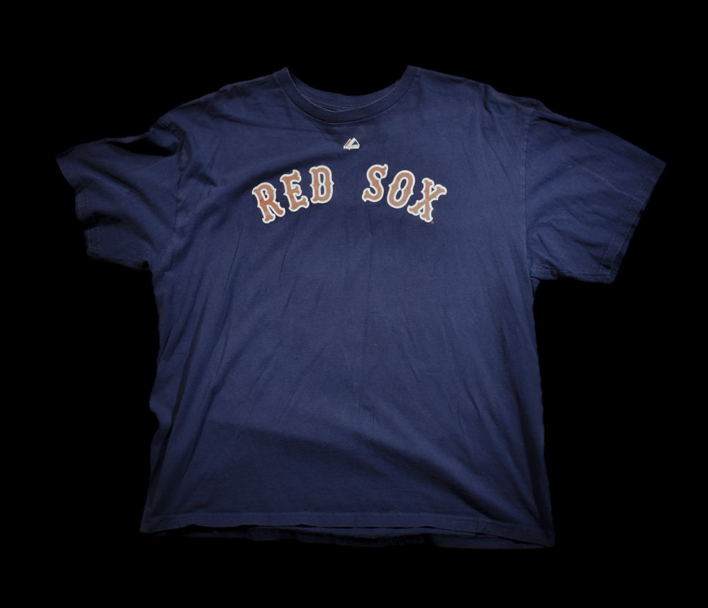 Boston Red Sox MLB Baseball T-Shirt 2XL Majestic Number 8 Yastrzemski used