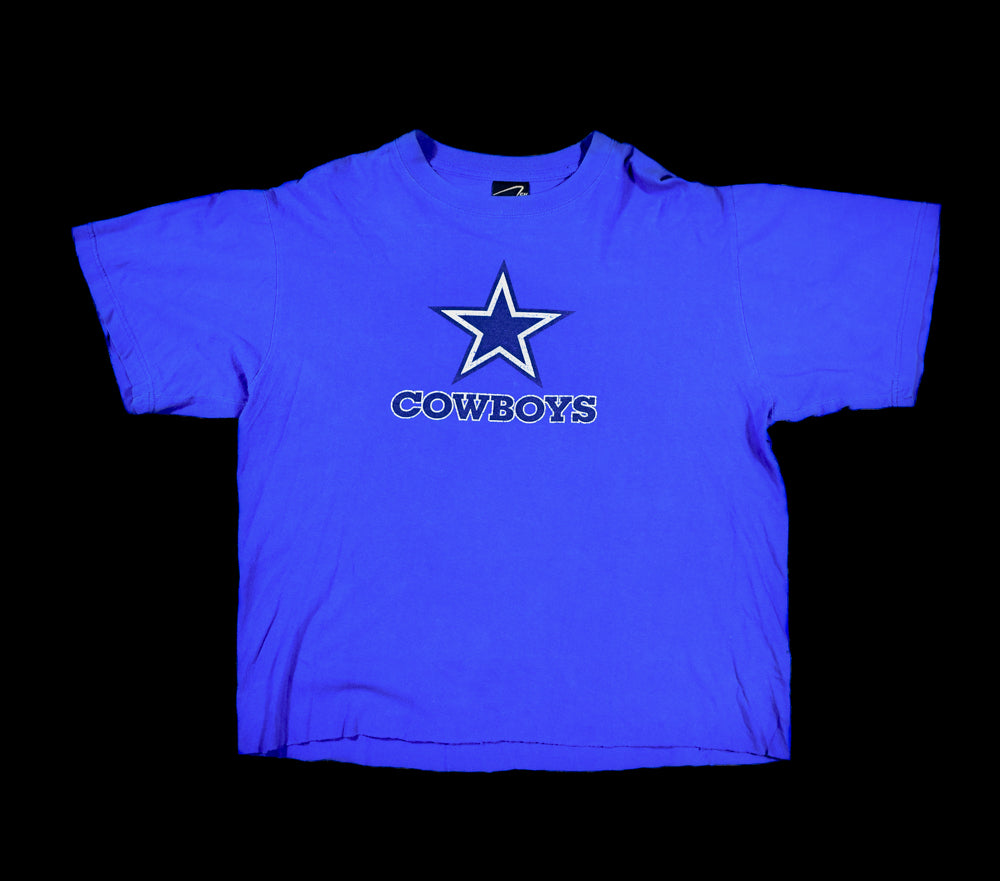 Dallas Cowboys Mens T-Shirt XL Used NFL Football Shirt Blue