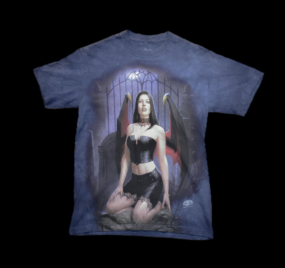 Mountain Small T-Shirt Vampire Girl T-Shirt Used Skull Bone 2011 James Ryman