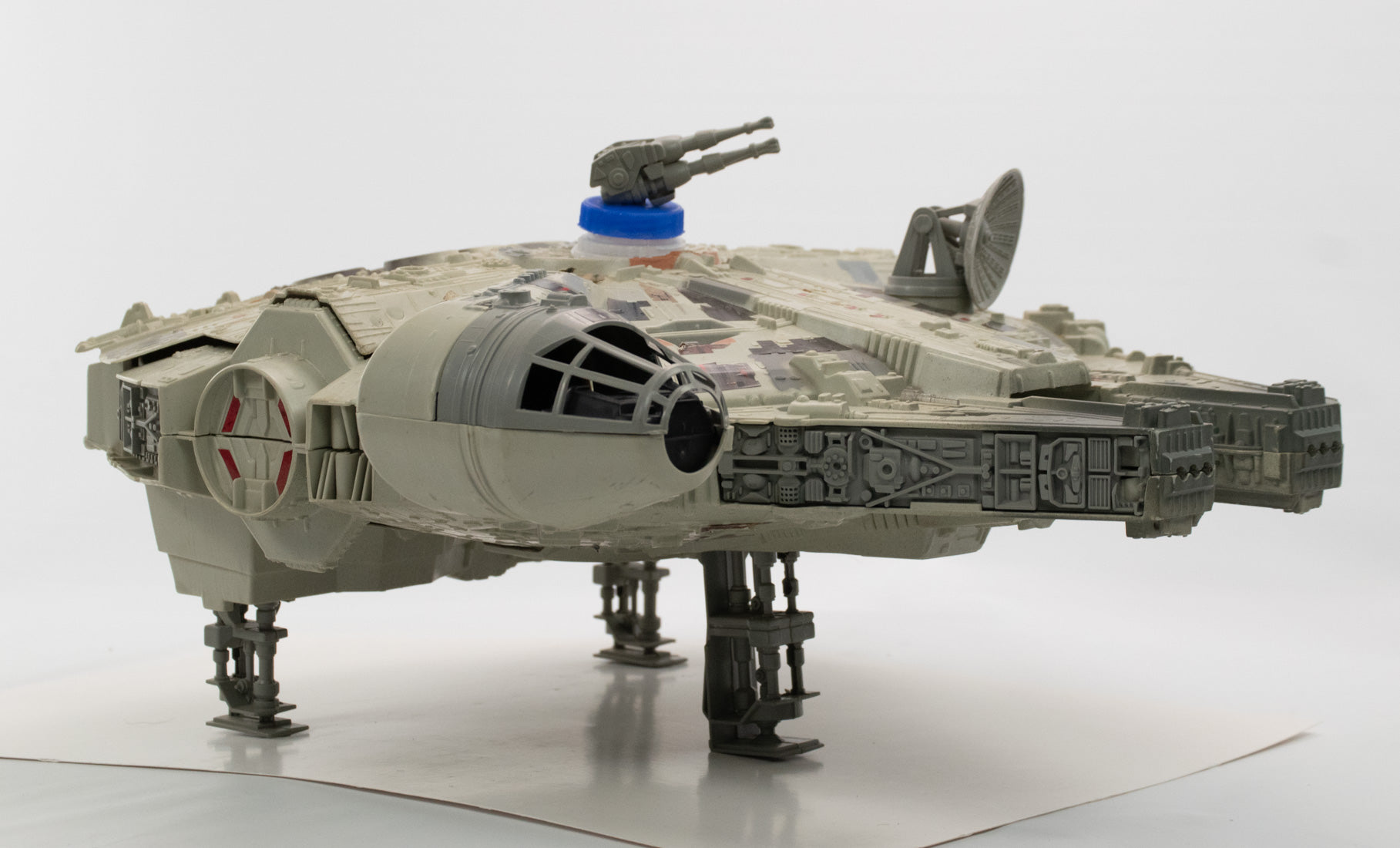 Star Wars Electronic Millennium Falcon 1995 Kenner Power of the Force Orange Used
