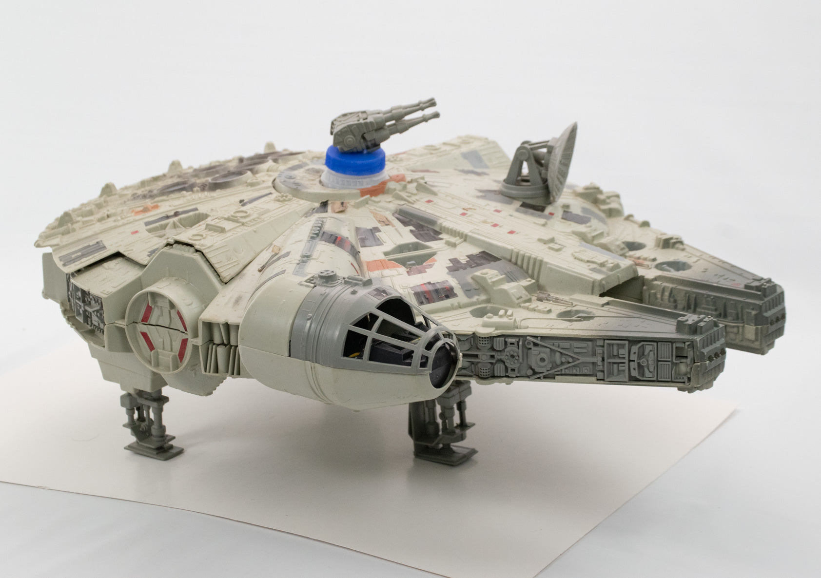 Star Wars Electronic Millennium Falcon 1995 Kenner Power of the Force Orange Used