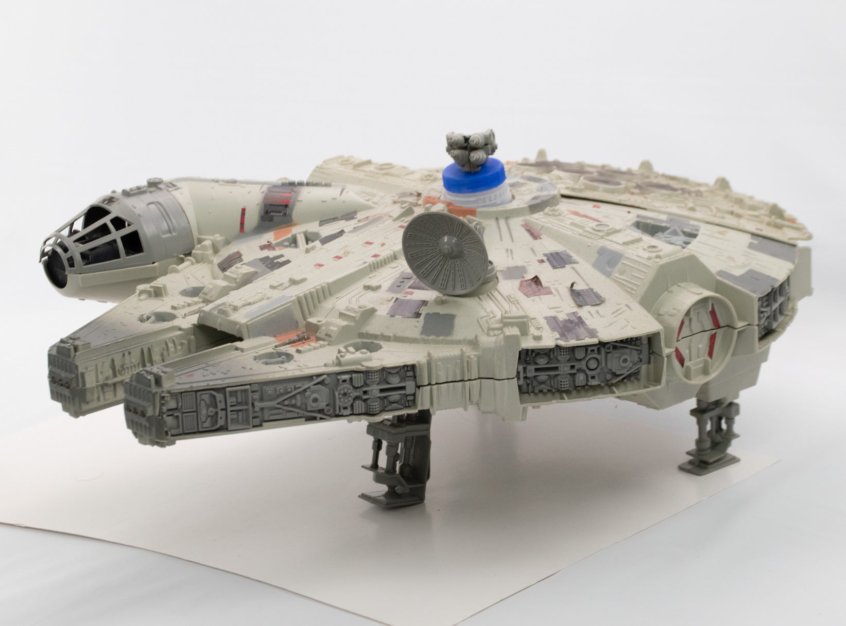 Star Wars Electronic Millennium Falcon 1995 Kenner Power of the Force Orange Used