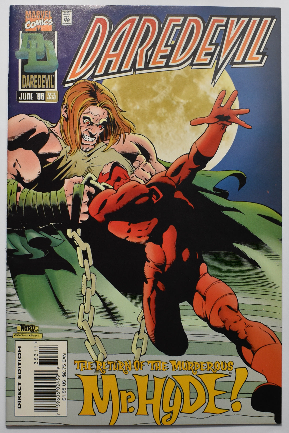 Daredevil Comic Book 353 Marvel Comics