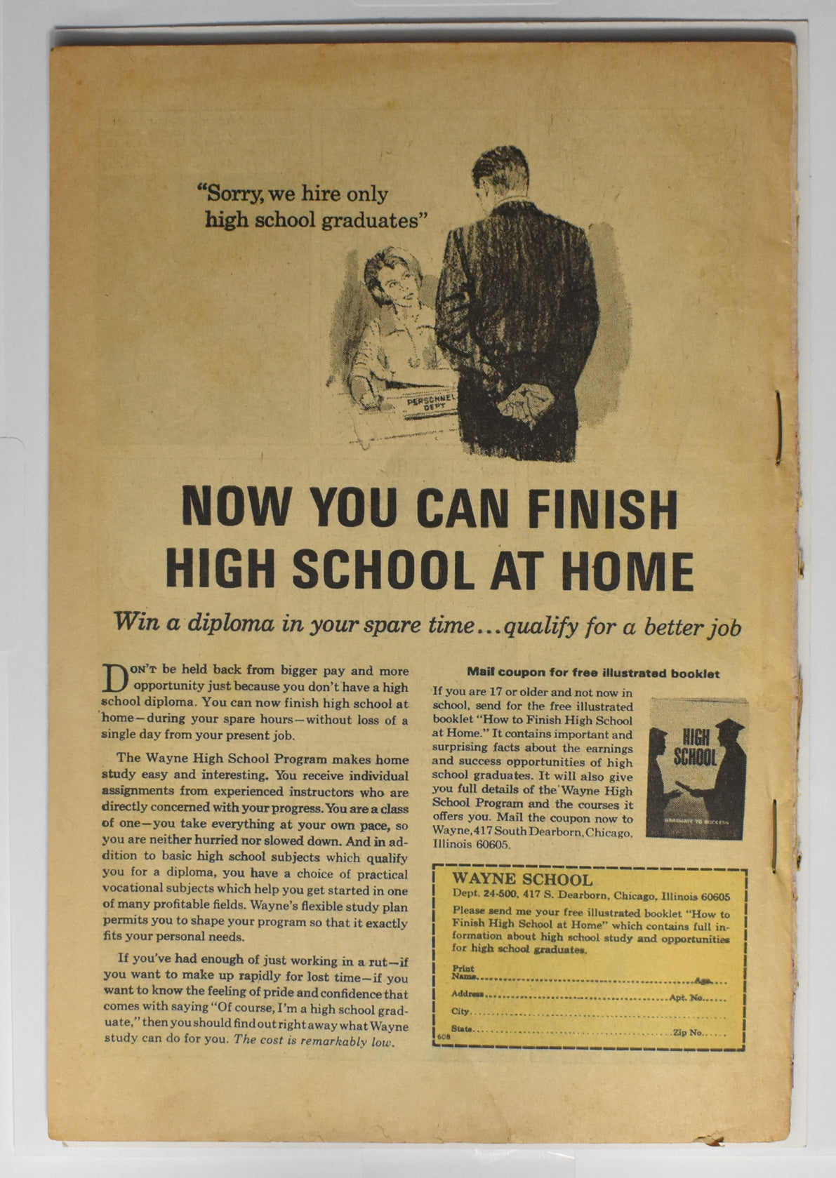 MARVEL SUPER HEROES DAREDEVIL 24 NO FRONT COVER OR BACK DAMAGED