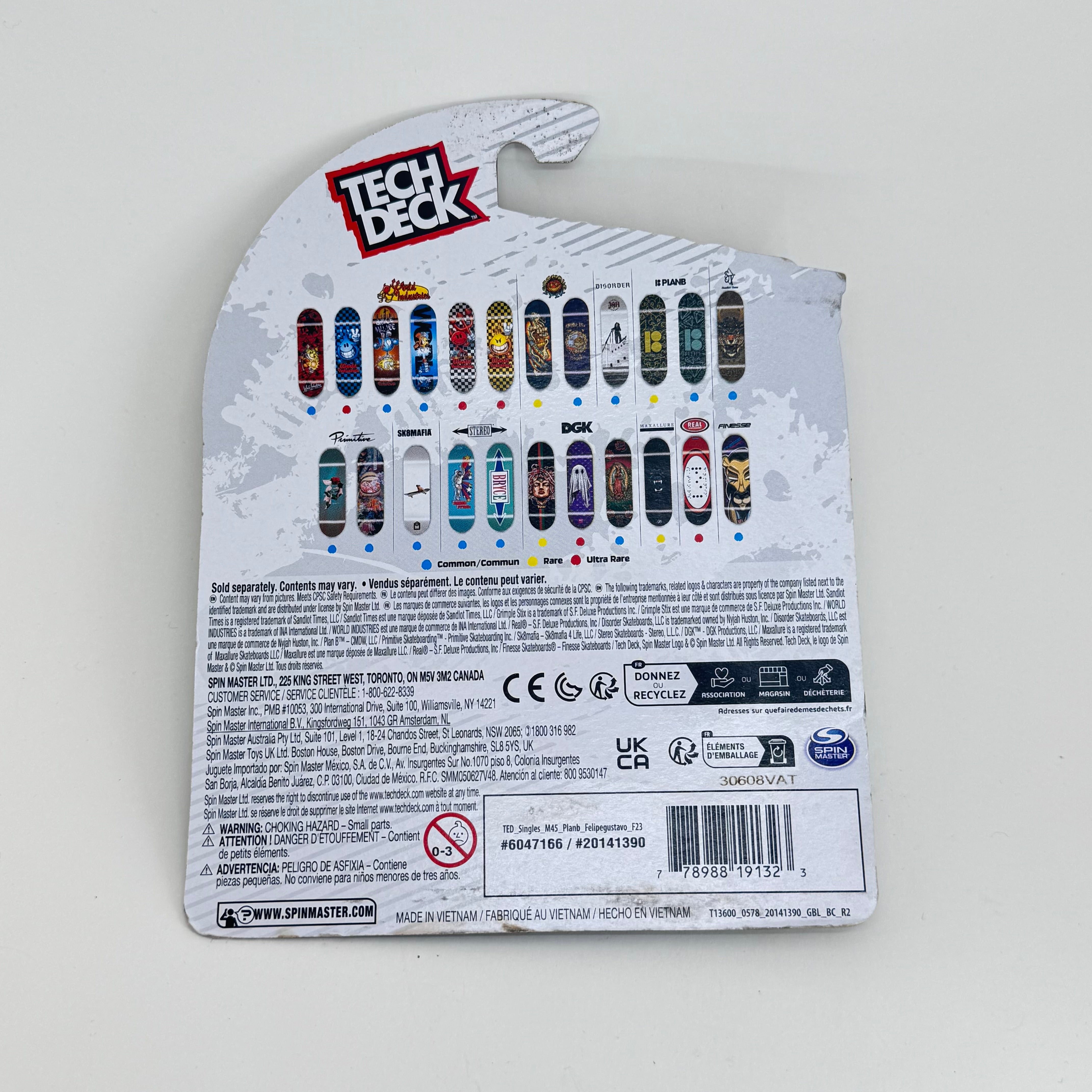 Tech Deck Spin Master PlanB Common Finger Board Sealed 2022