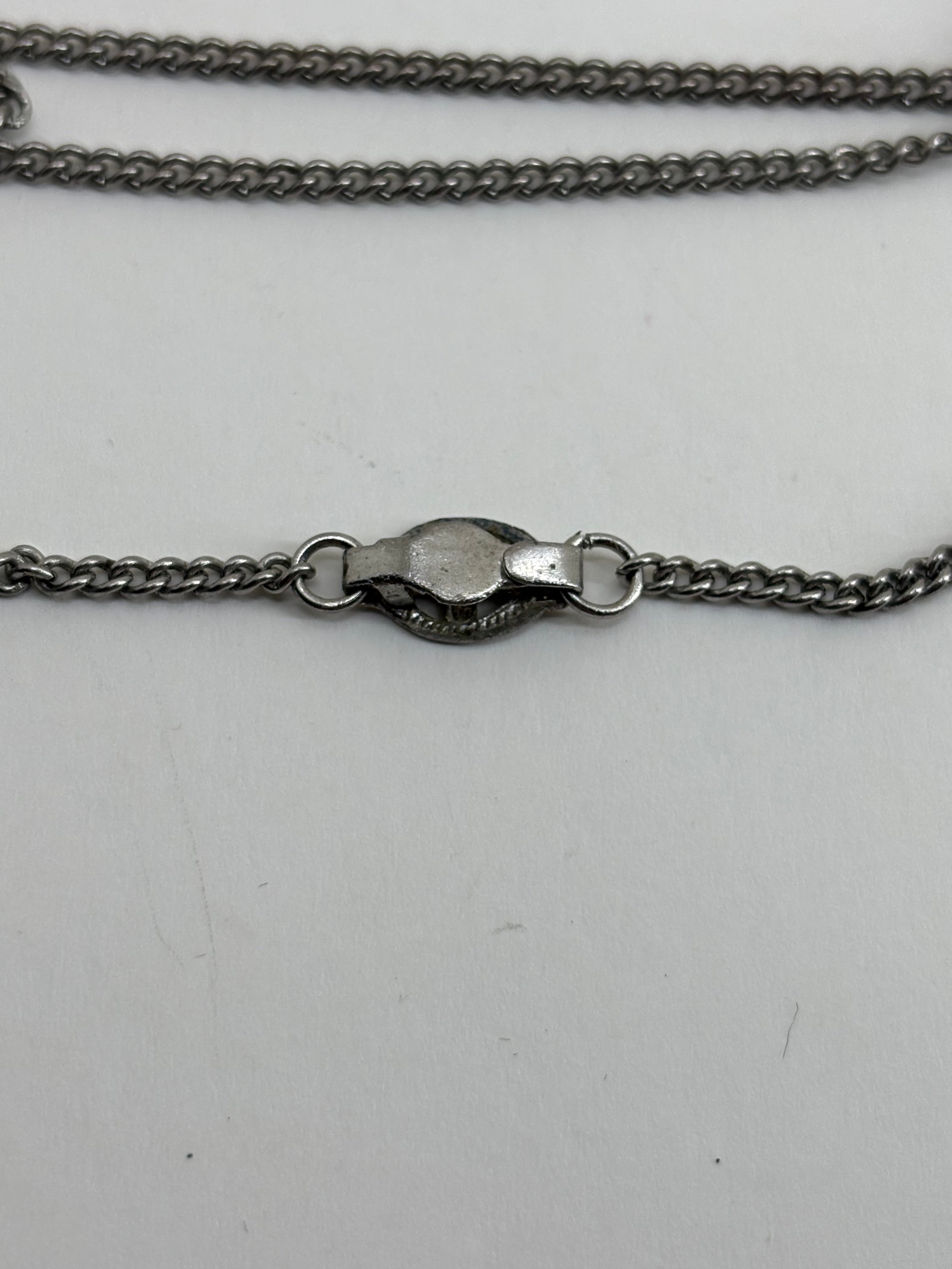 Vintage Mother of Pearl Style Necklace 13.5"