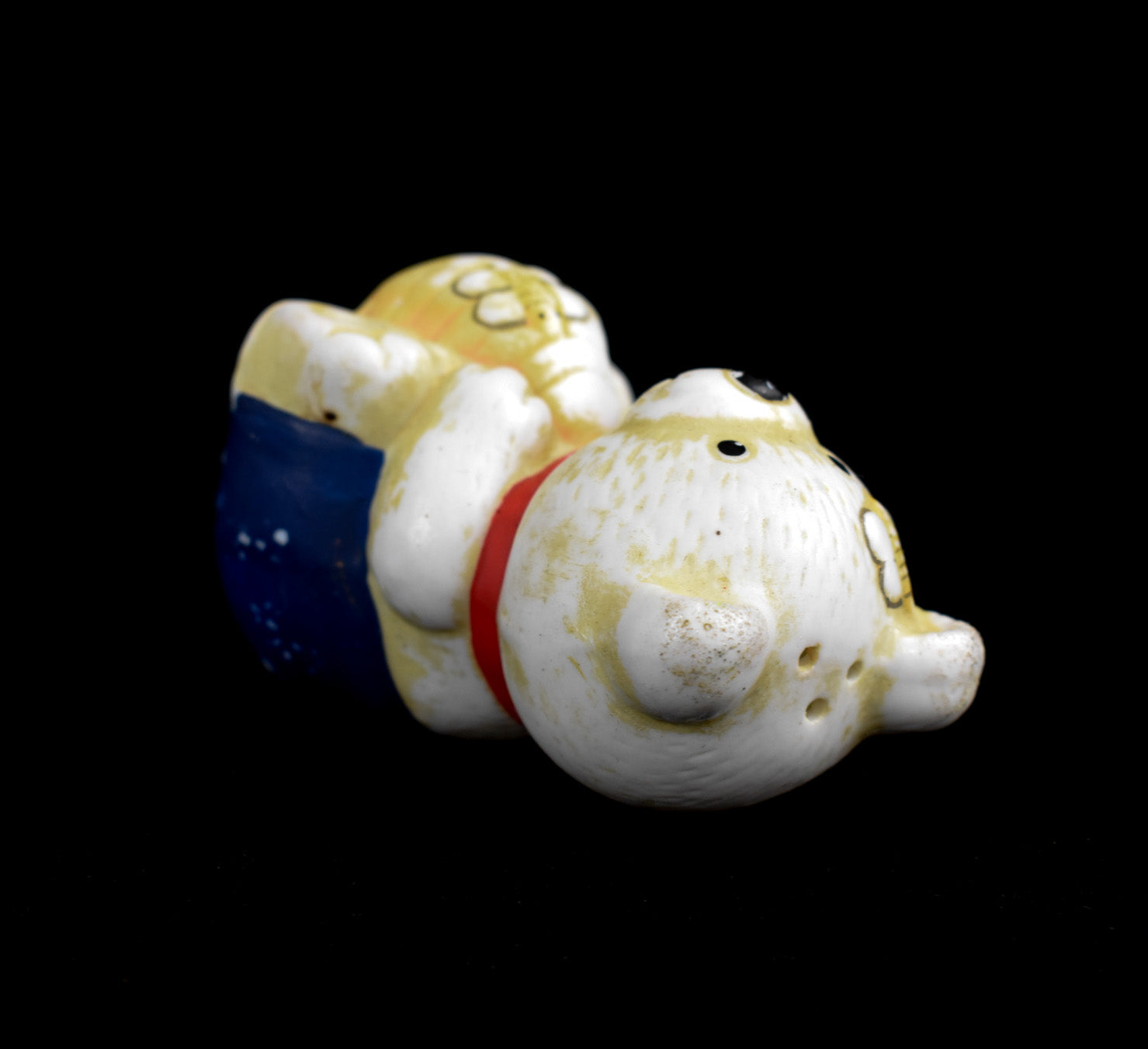 Vintage Bear Salt Shaker 3in Teddy Bear Used Salt & Pepper Shaker