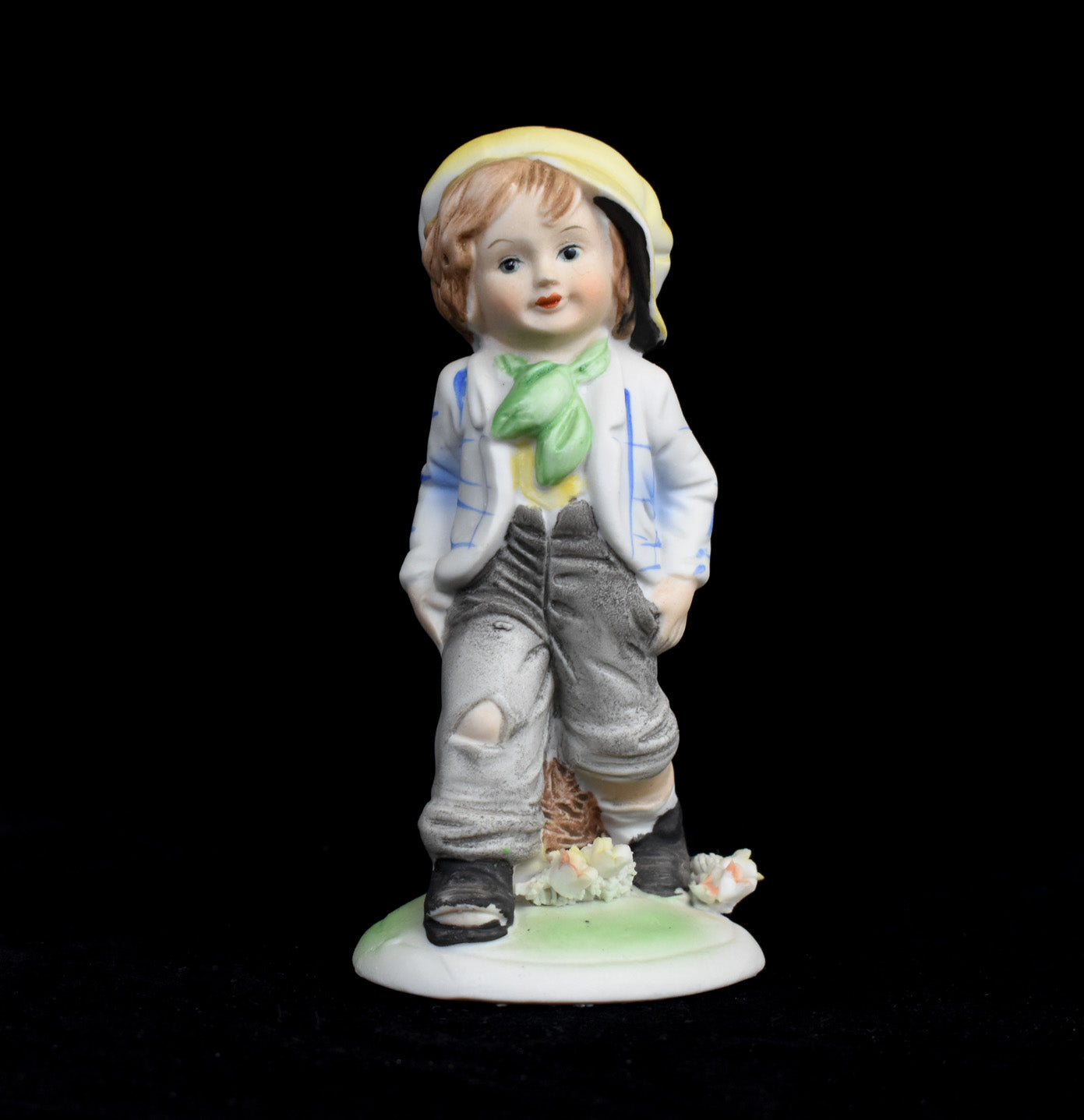 Figure Young Boy 5 inch Figure Used Porcelain Figurine Collectable
