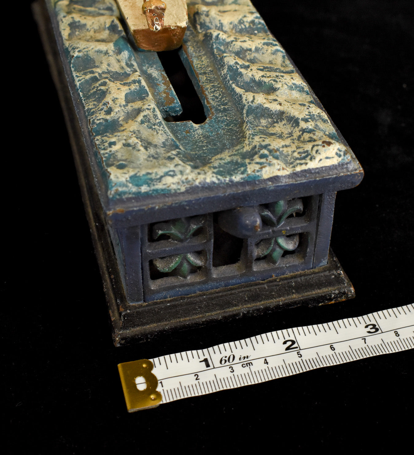 Bits & Pieces Cast Iron Nautical Light House and Sailboat Coin Bank Used