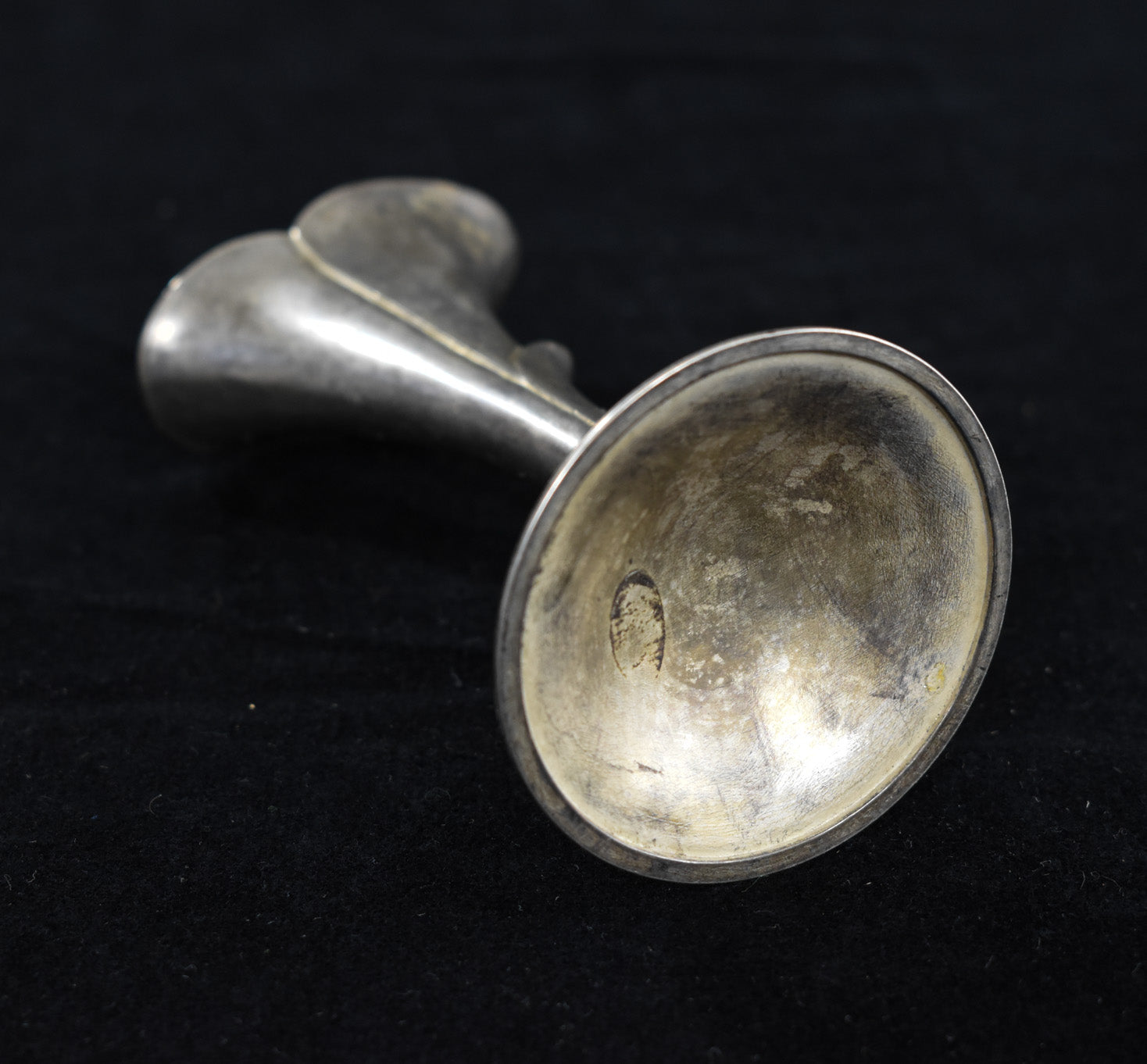 Vintage Silver Plated Floral Candle Holder Standing Vase Used