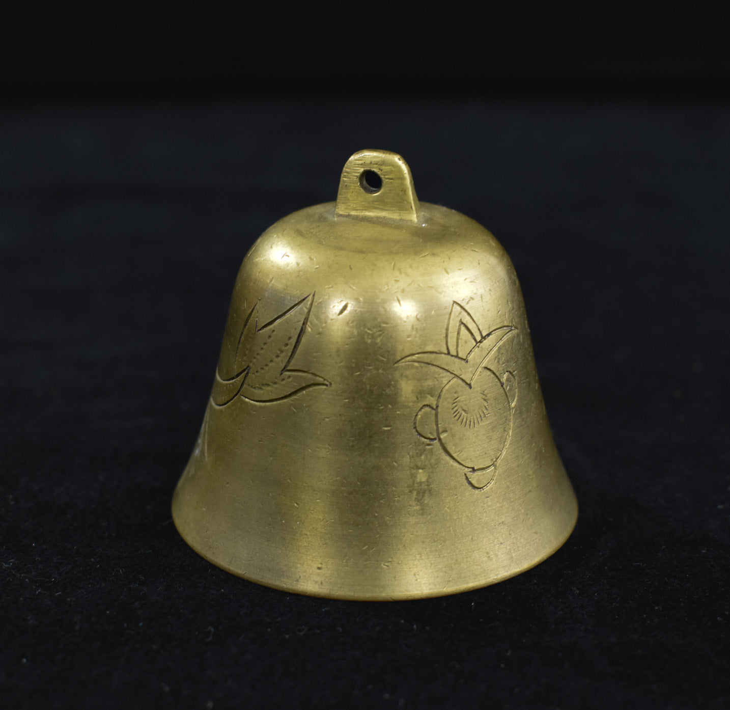 Solid Brass Bell None Hanging Bell Vintage Used