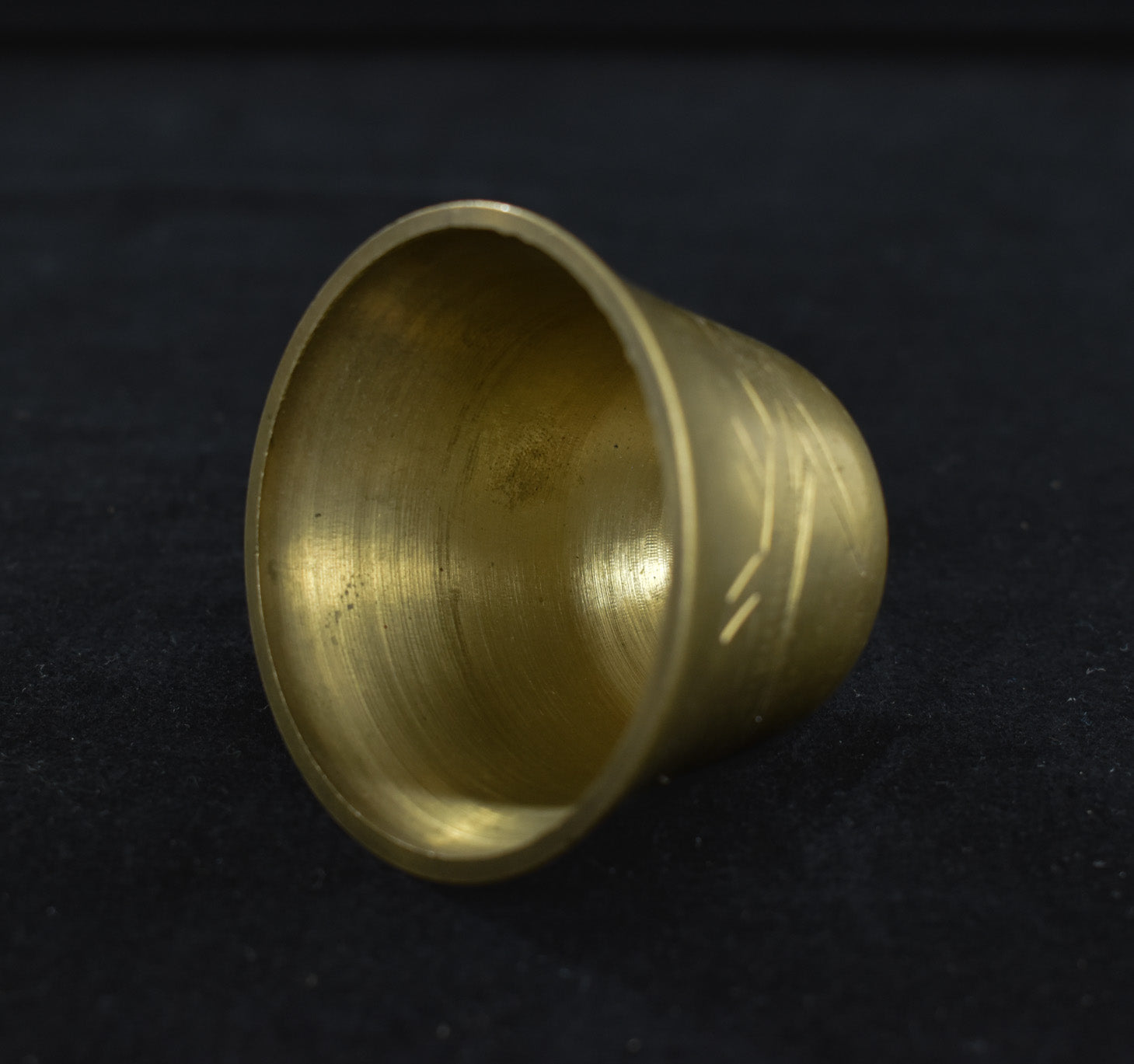 Solid Brass Bell None Hanging Bell Vintage Used