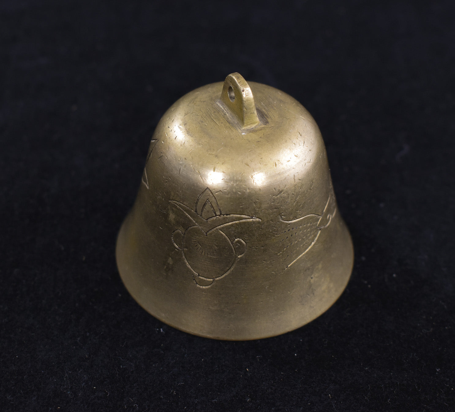 Solid Brass Bell None Hanging Bell Vintage Used