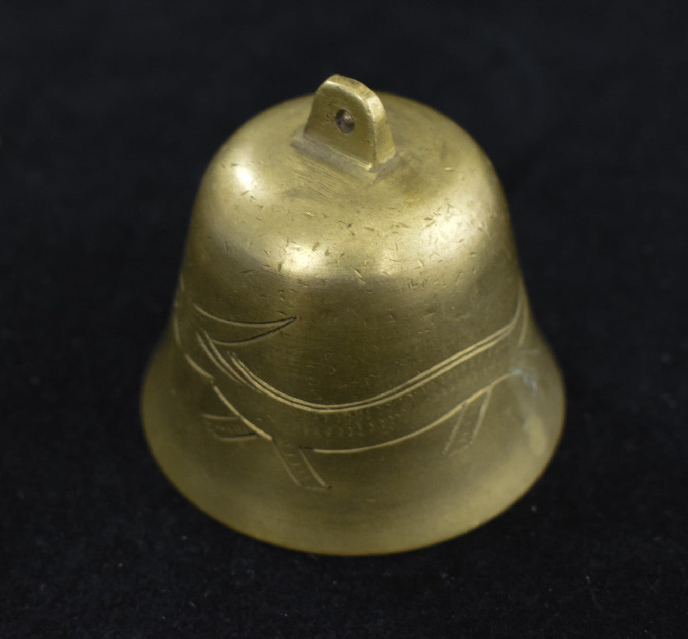Solid Brass Bell None Hanging Bell Vintage Used