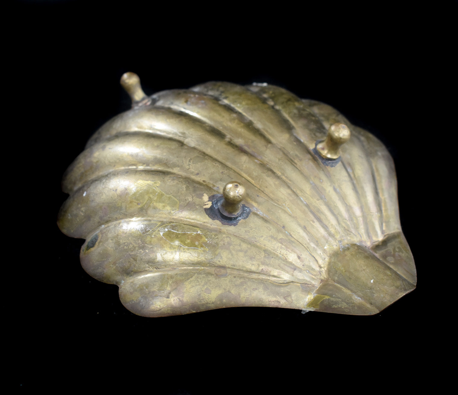 Metal Penco Brass Seashell Shell Vintage Ash Tray Used 6inch