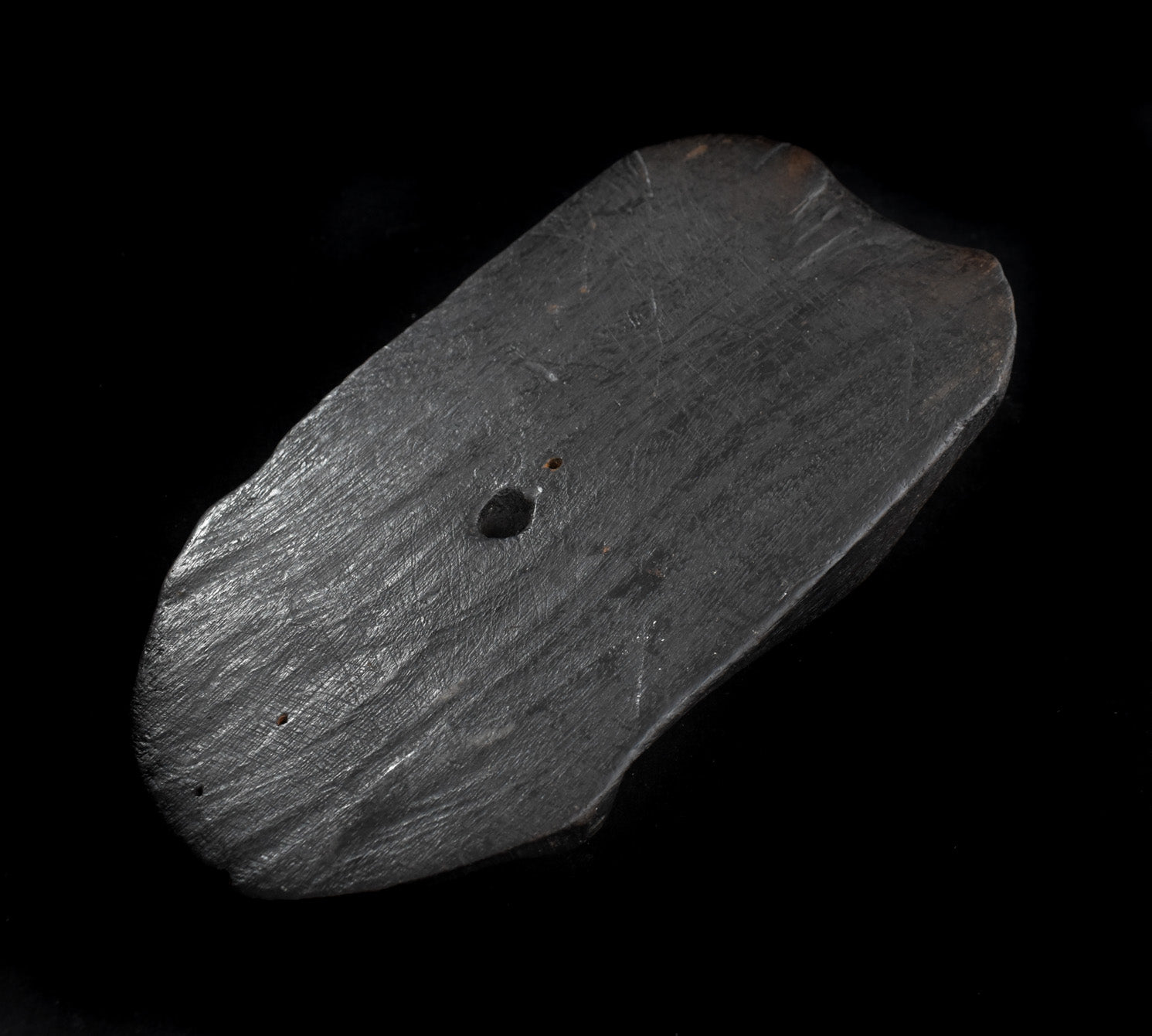 Ape Wood Carved Face Used 9in L X 5in W x 2 1/2in D