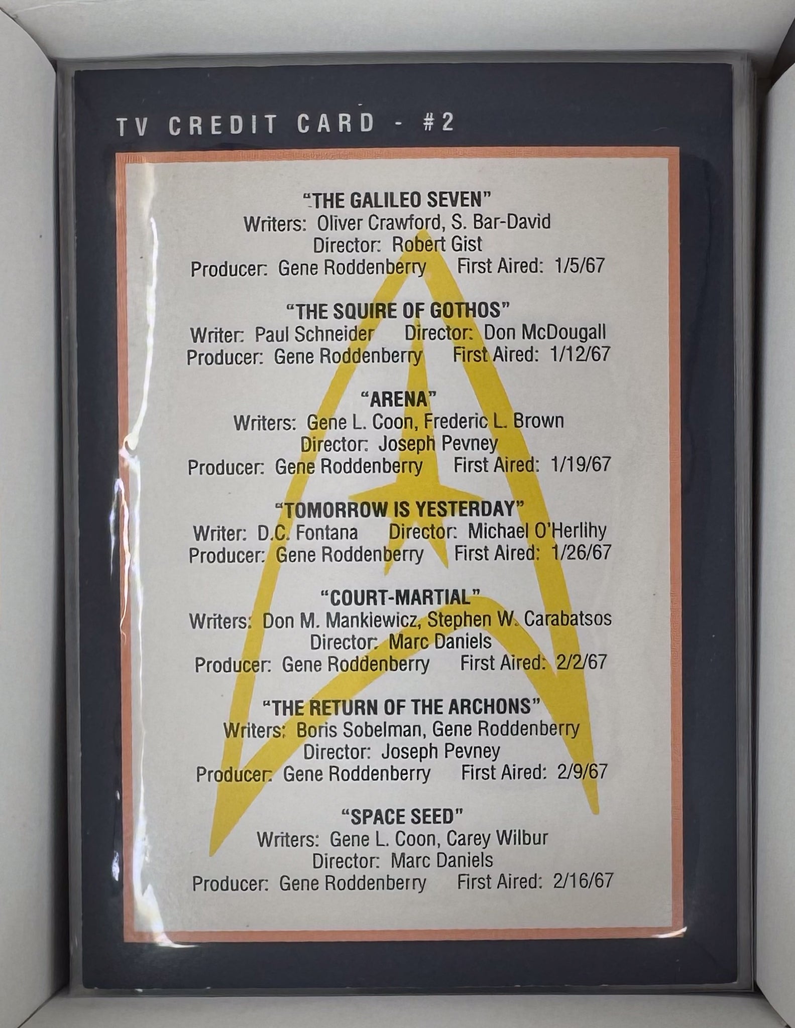 Star Trek Cards 123