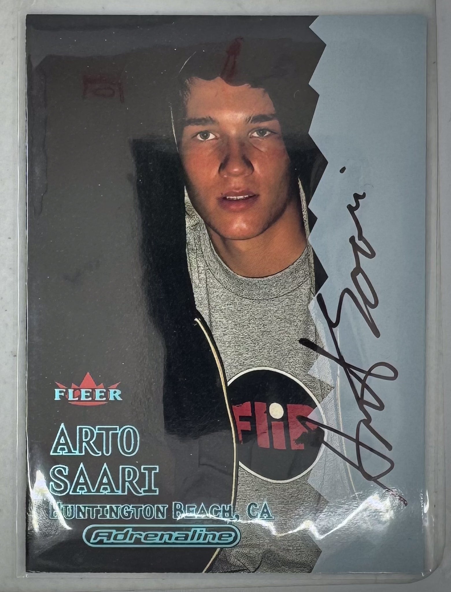 Adrenaline Fleer 2000 Action Sports Card Arto Saari Autograph 