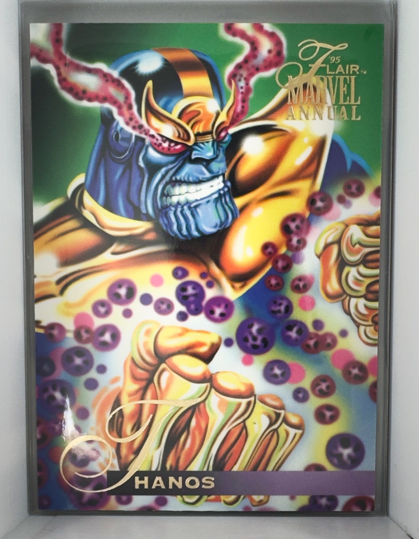 Thanos Knowledge is Power Marvel Annual 1995 Marvel Comics Card No.128