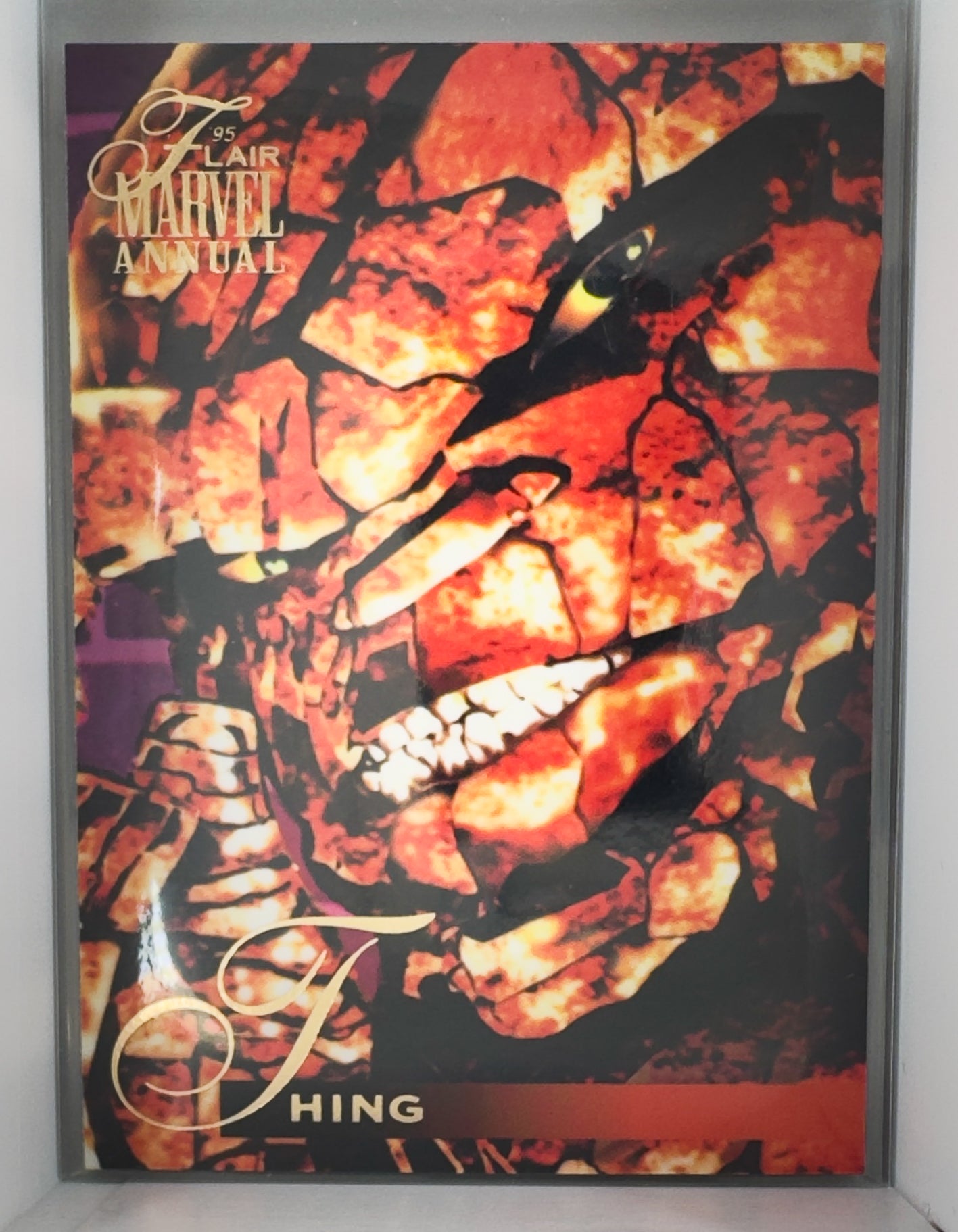 Thing Rematch! Marvel Annual 1995 Marvel Comics Card NO.81