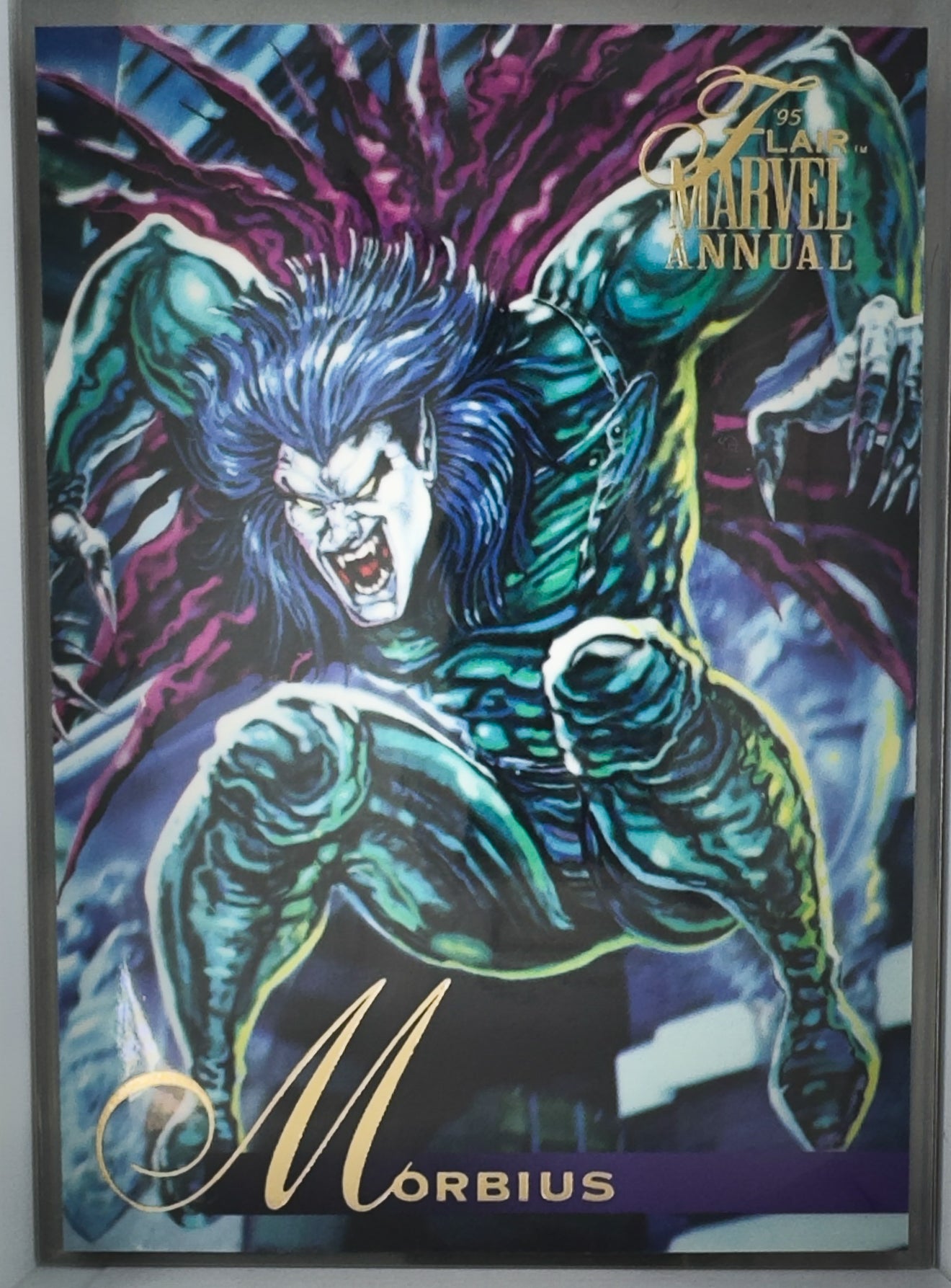 Morbius The Dark Urge Marvel Annual 1995 Marvel Comics Card No.121