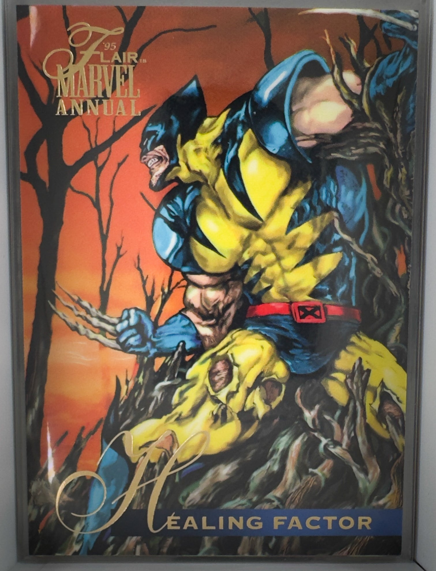 Healing Factor Healed! Marvel Annual 1995 Flair Card No.41