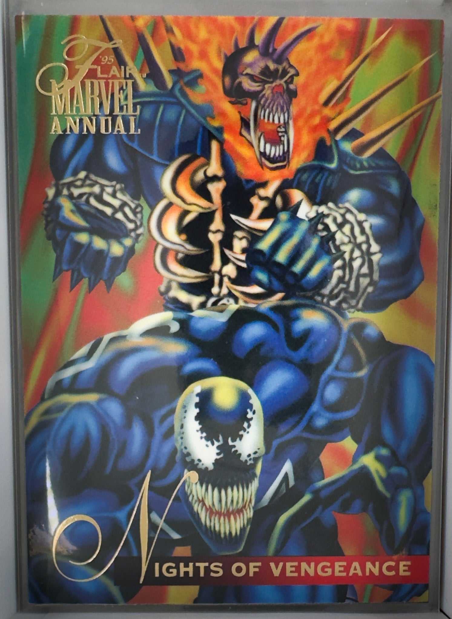 Nights of Vengeance Hunters or Prey? Marvel Annual 1995 Flair Card No.67