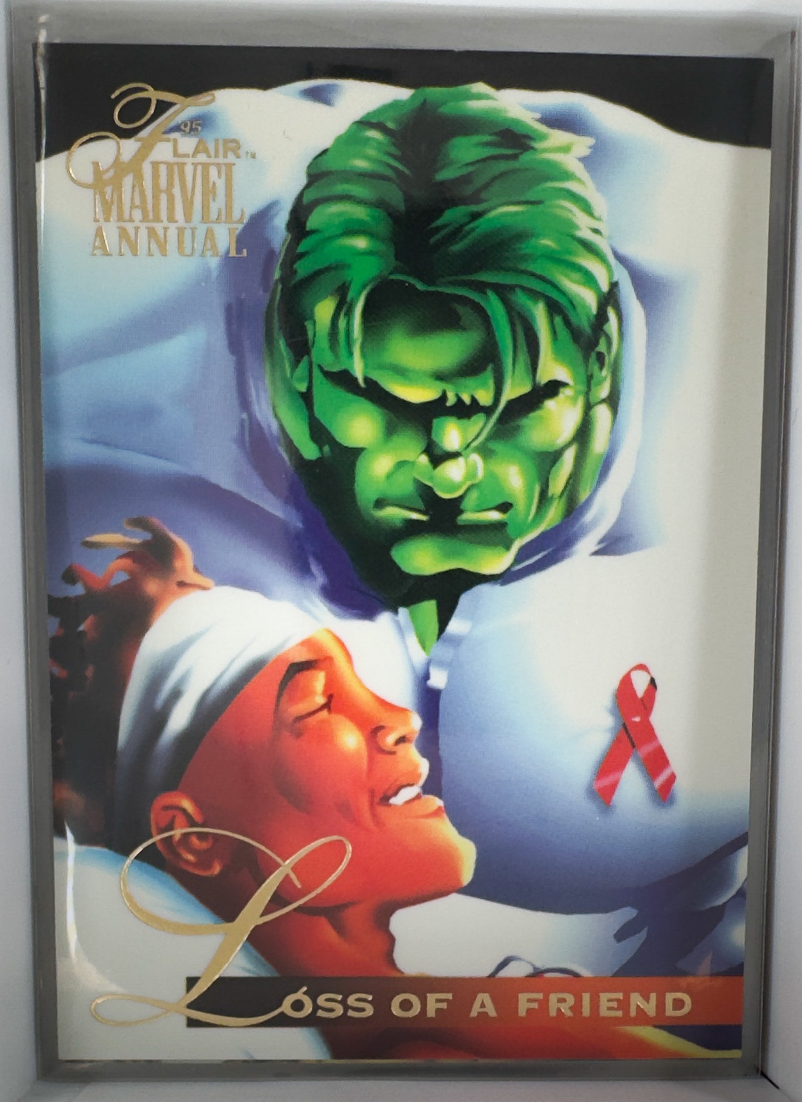 Loss of a Friend  Lest Darkness Come Marvel Annual 1995 Flair Card No.83