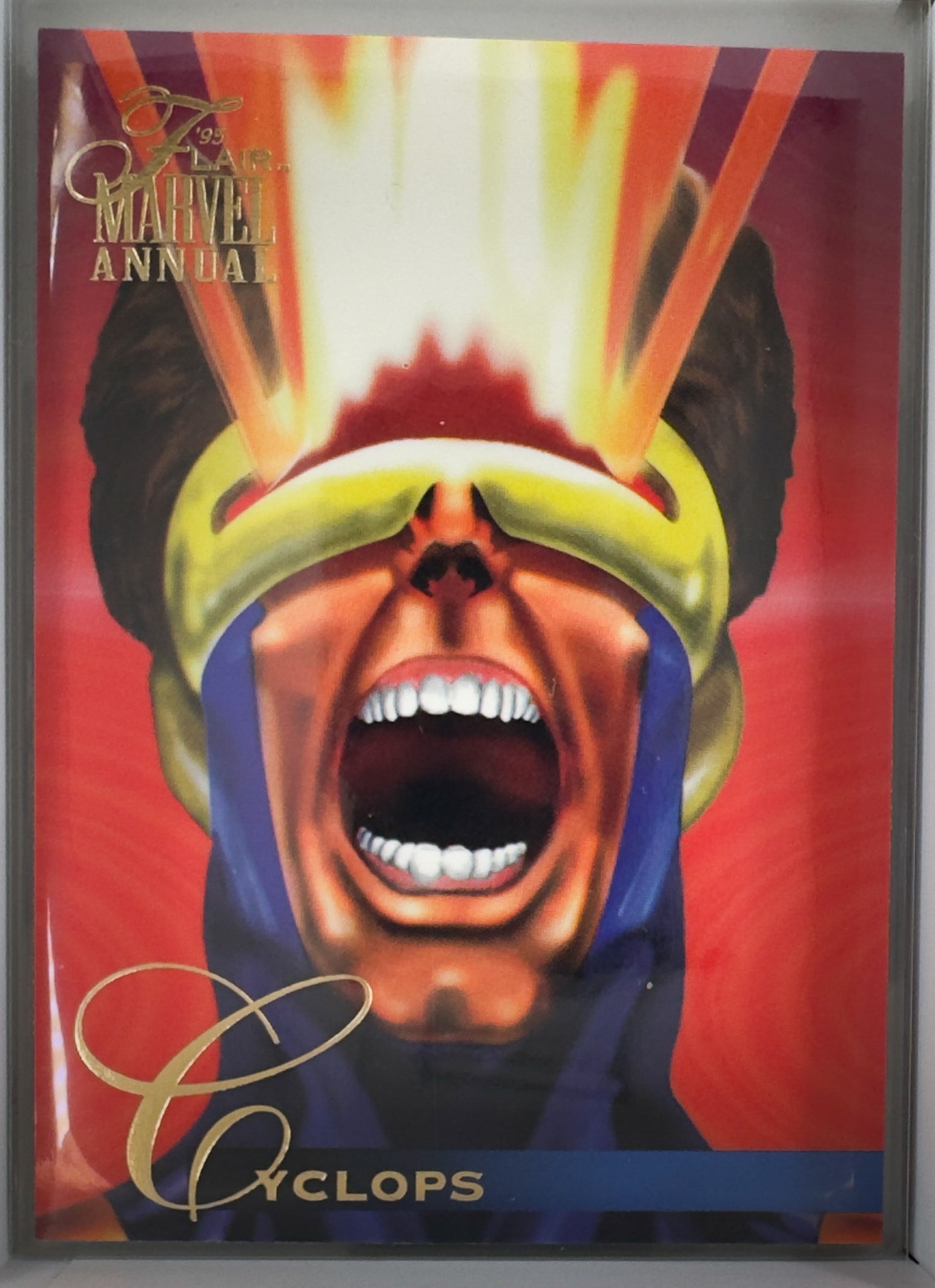 Cyclops The Return of Cyclops & Phoenix Marvel Annual 1995 Flair Card No.9