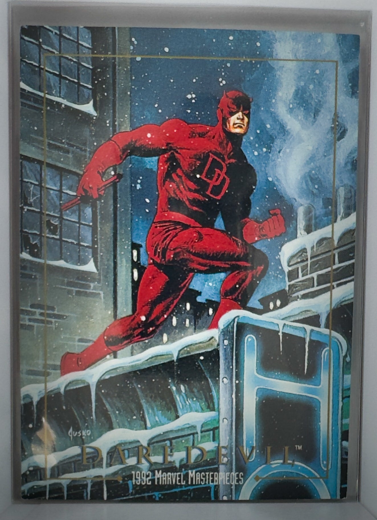 Daredevil Marvel Masterpieces 1992 Skybox Card No.12 Marvel Comics