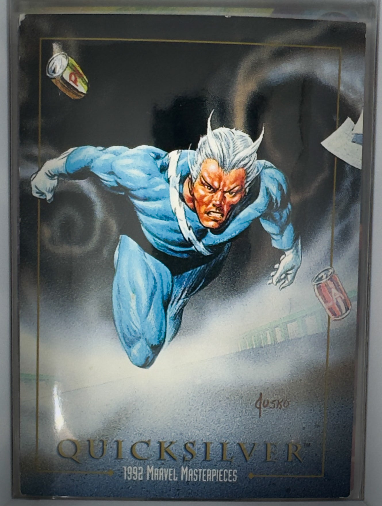 Quicksilver Marvel Masterpieces 1992 Skybox Marvel Comics No. 71
