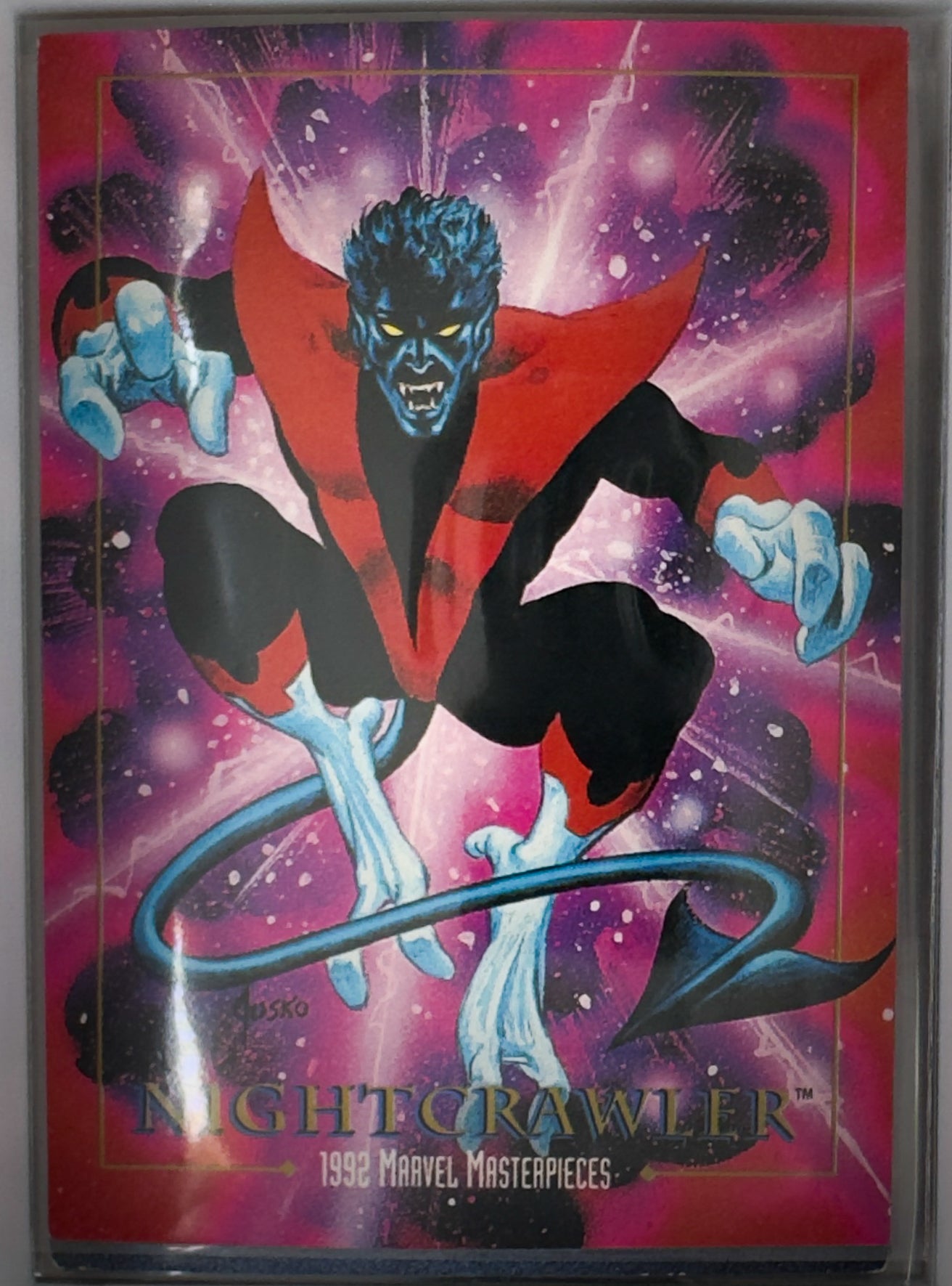 Nightcrawler Marvel Masterpieces 1992 Skybox No.61 Marvel Comics