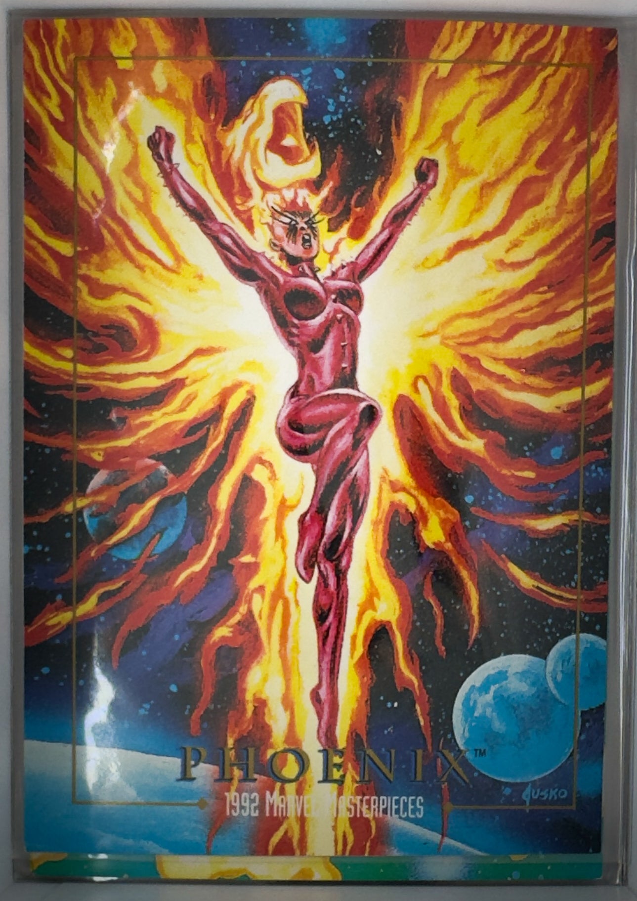 Phoenix Marvel Masterpieces 1992 Skybox No.67 Marvel Comics