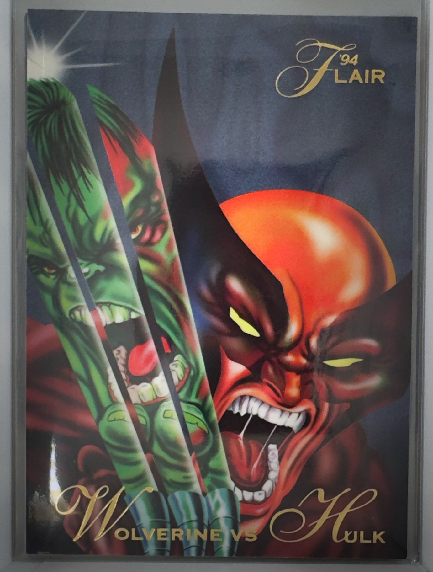 Wolverine vs Hulk Flair 1994 Marvel Comics NO.34