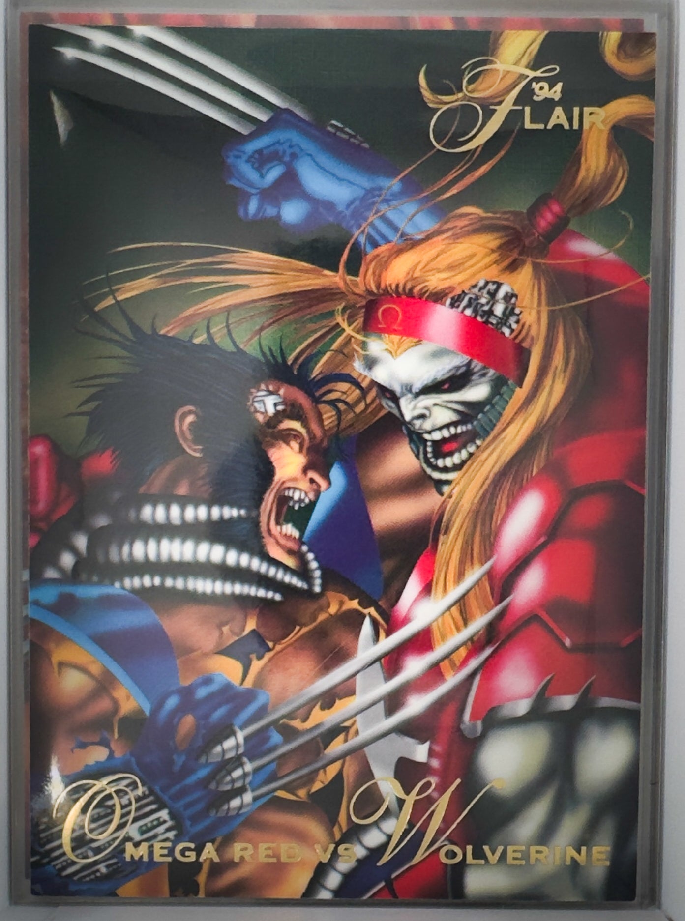 Omega Red vs Wolverine No.86 Flair 1994 Marvel Comics