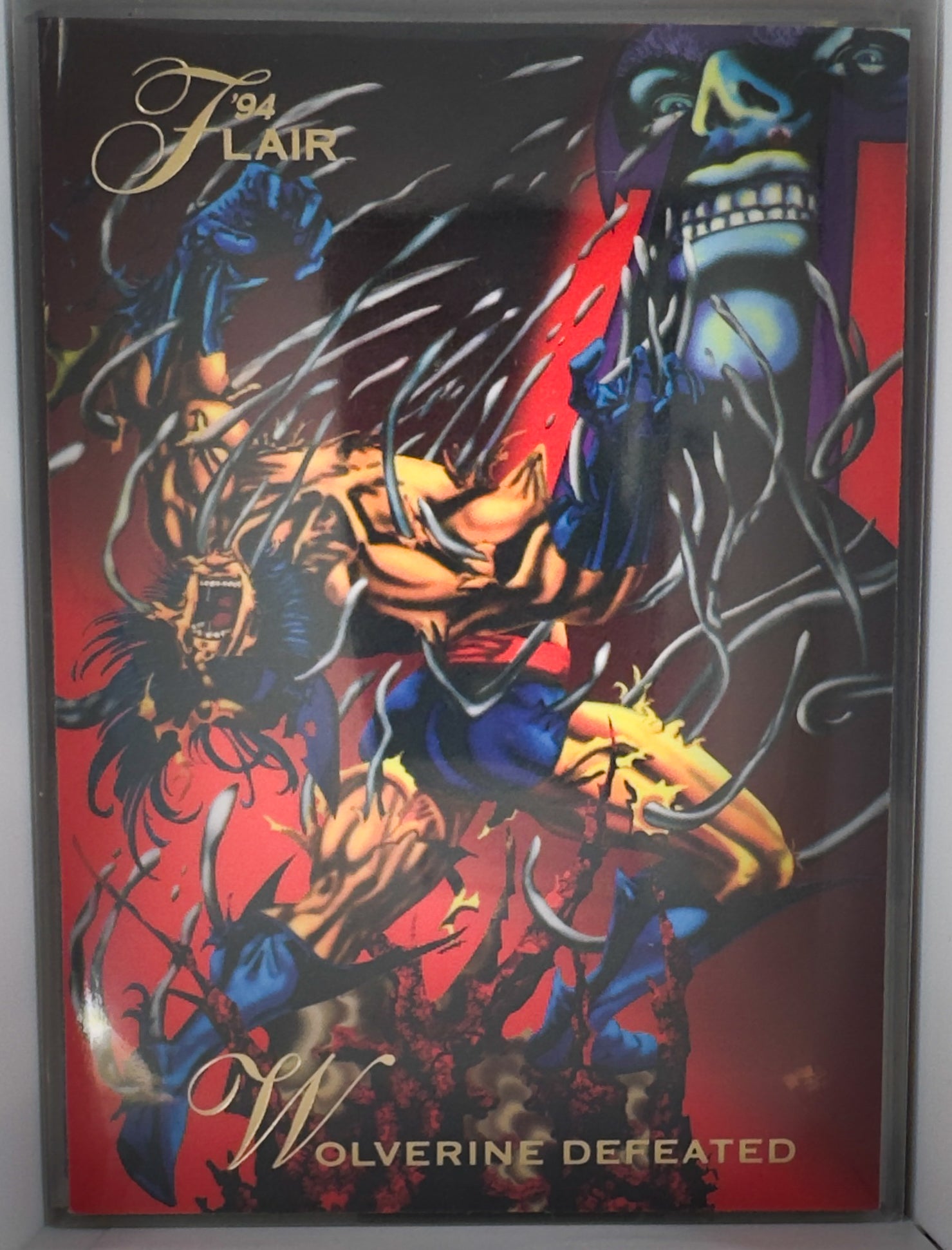 Xavier vs Magneto Flair 1994 Marvel Comics NO.121