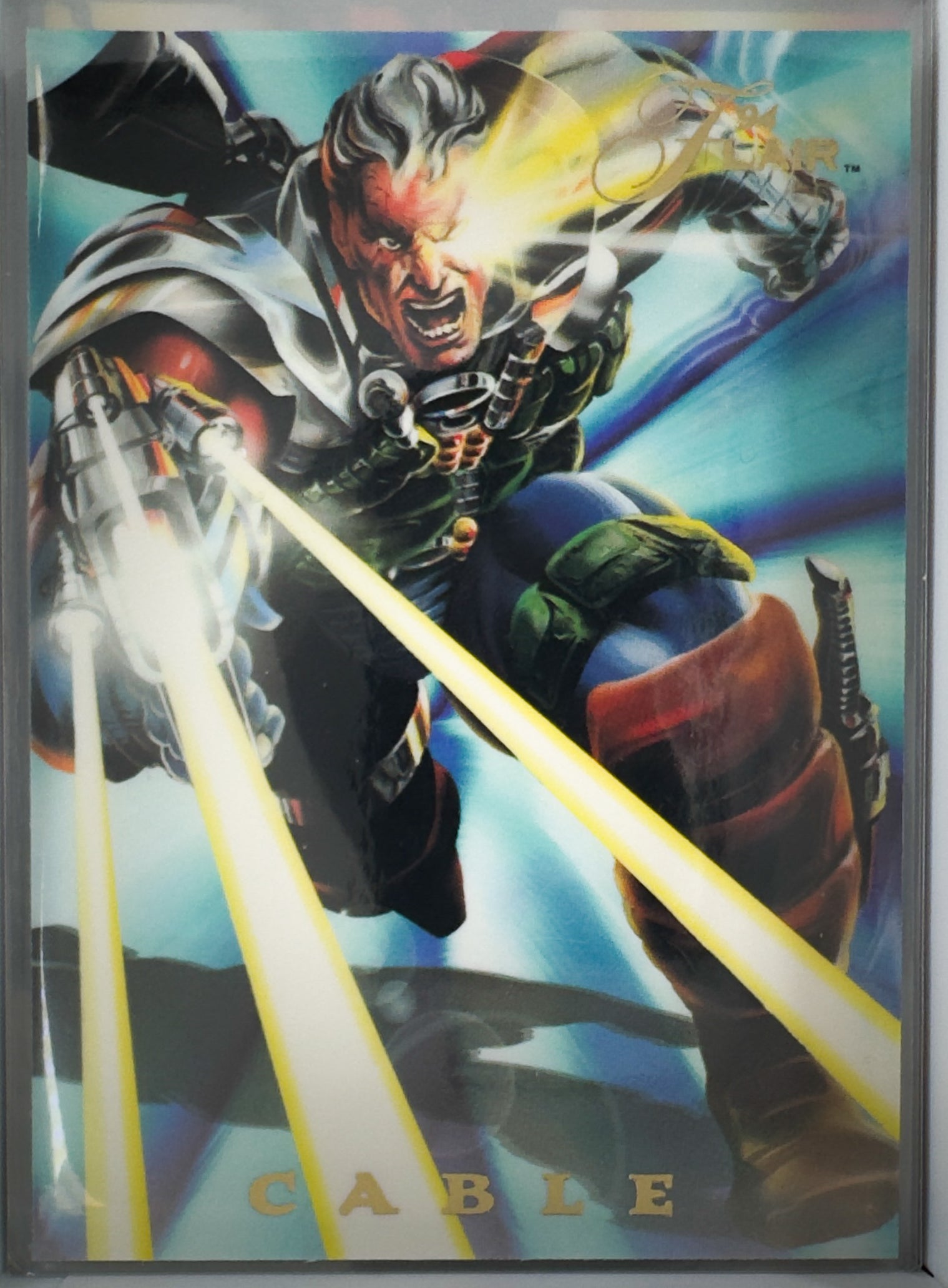 Cable Flair 1994 Marvel Comics Chase Power Blast 1 of 18