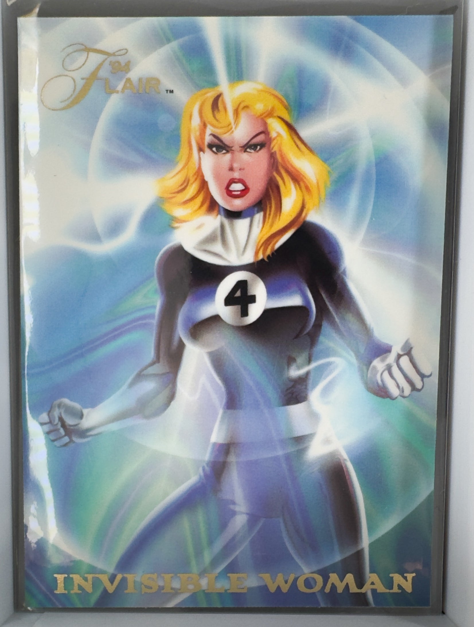 Invisible Woman Flair 1994 Marvel Comics Power Blast 17 of 18 Chase