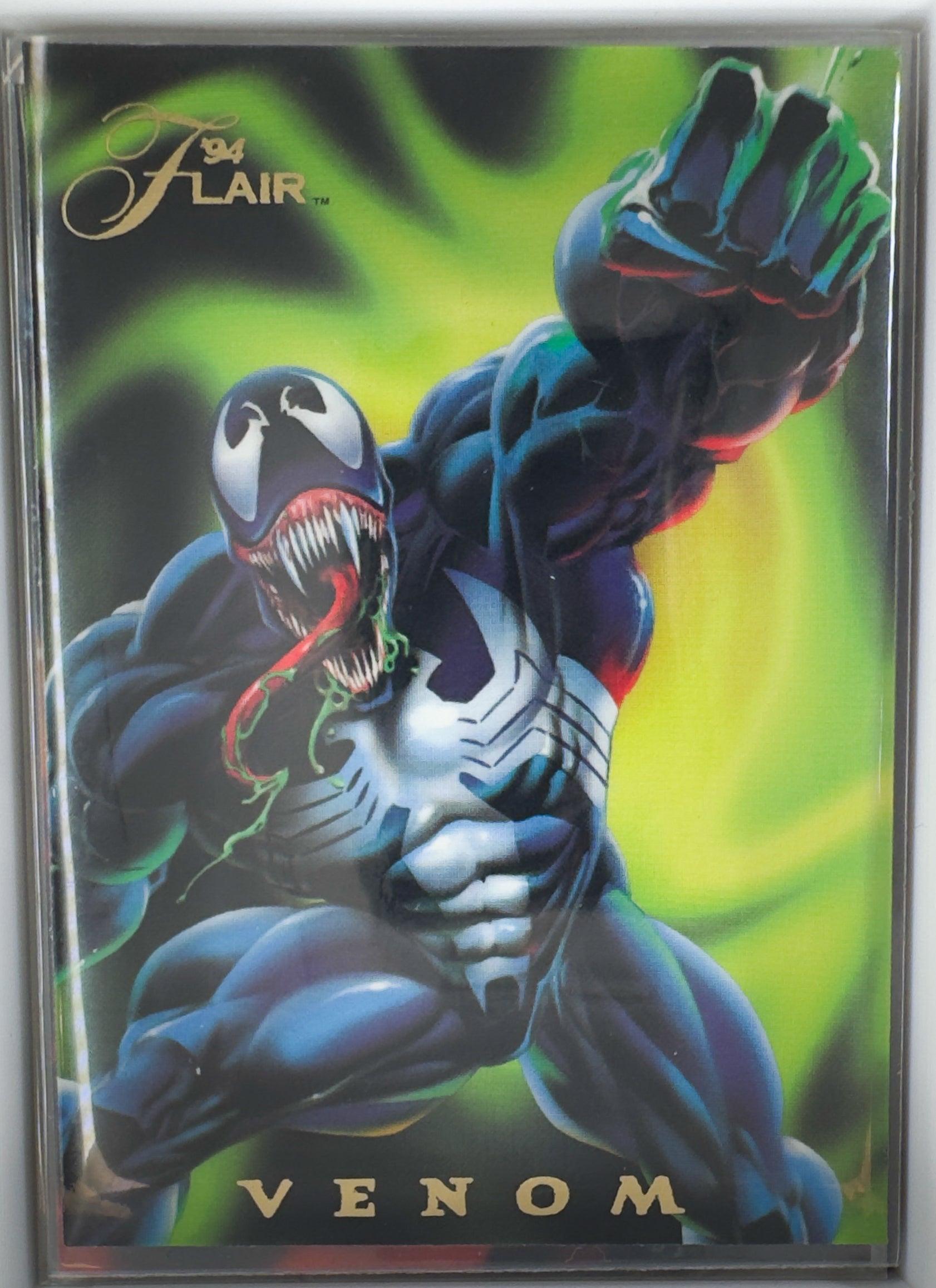 Venom 7 of 18 Power Blasts Flair 1994 Marvel Comics