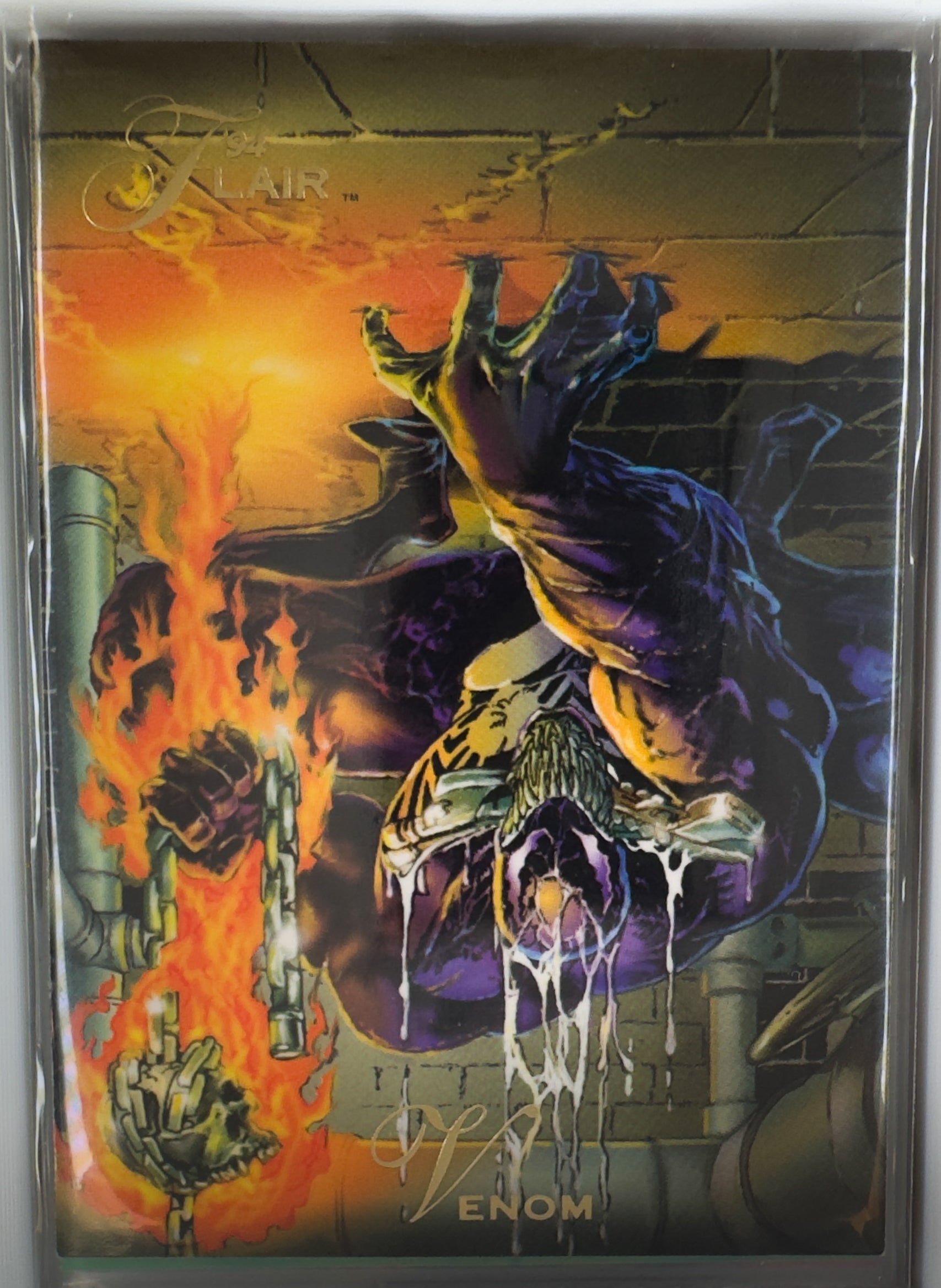 Venom Flair 1994 Marvel Comics NO.136 Maximum Carnage Part 2