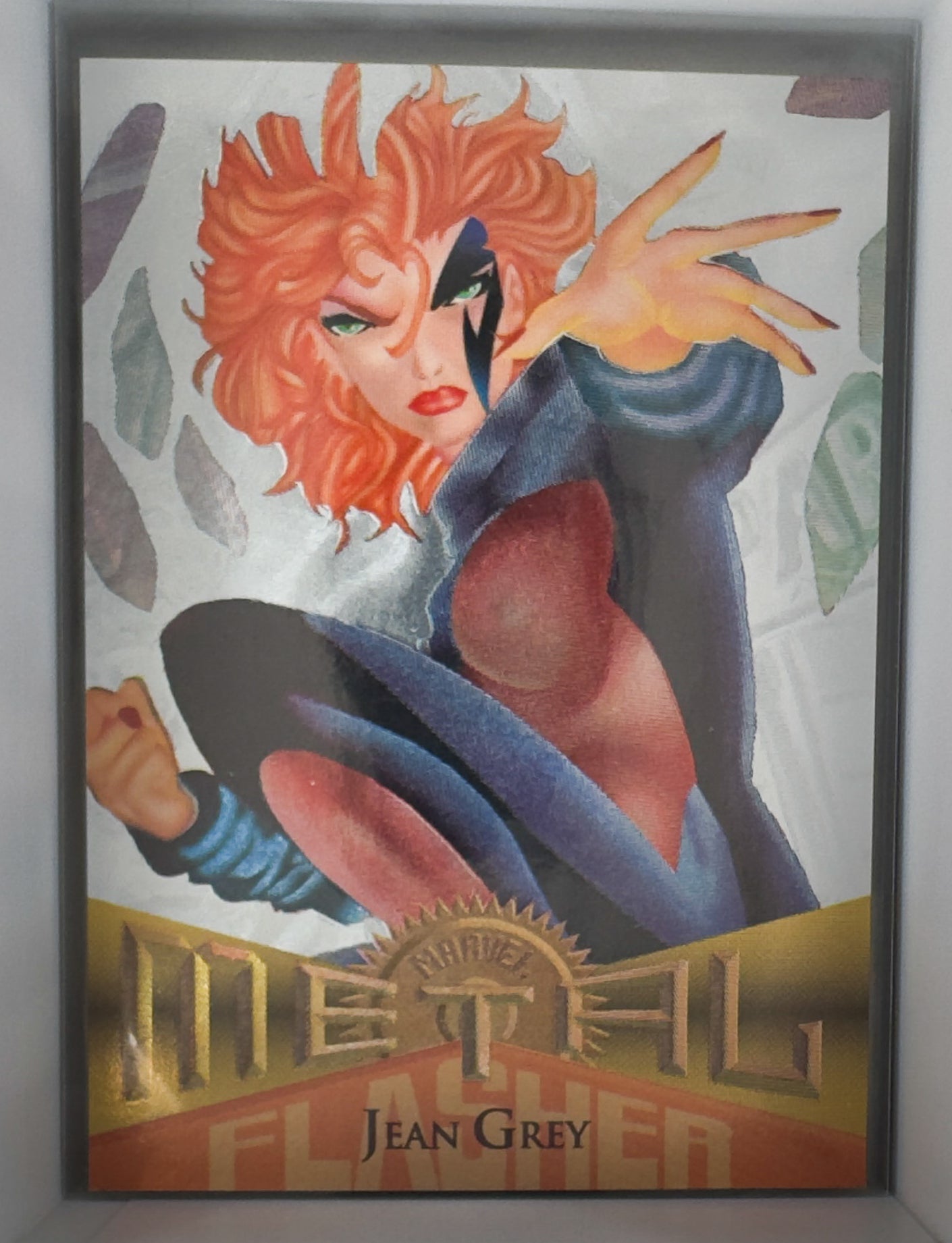 Jean Grey Alternate X Marvel Metal 1995 Silver Energy Blast Card No.6